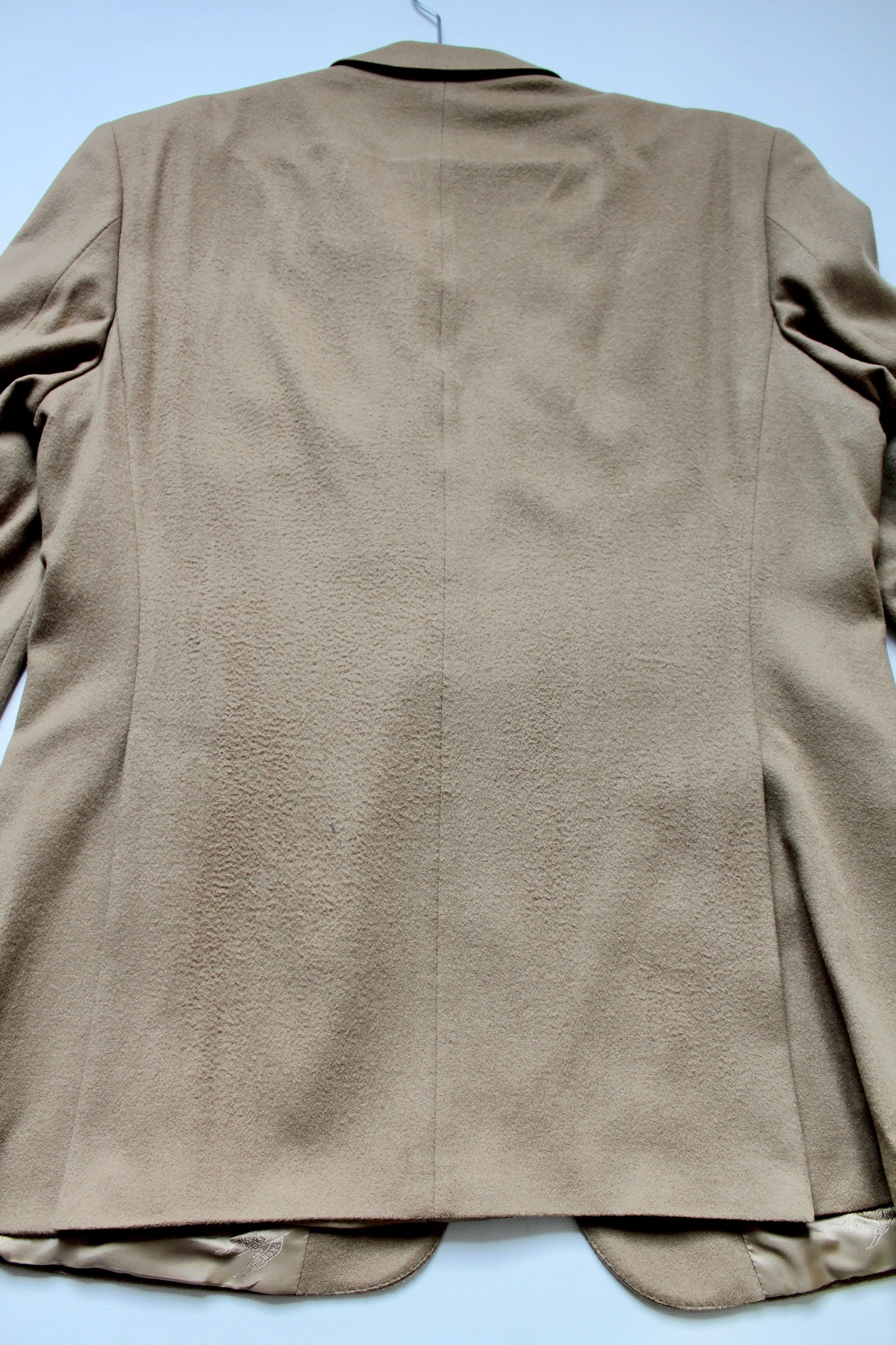 Burberry × Vintage BURBERRY Burberrys Wool / Cashmere Blazer Beige Size 42R - 12 Thumbnail
