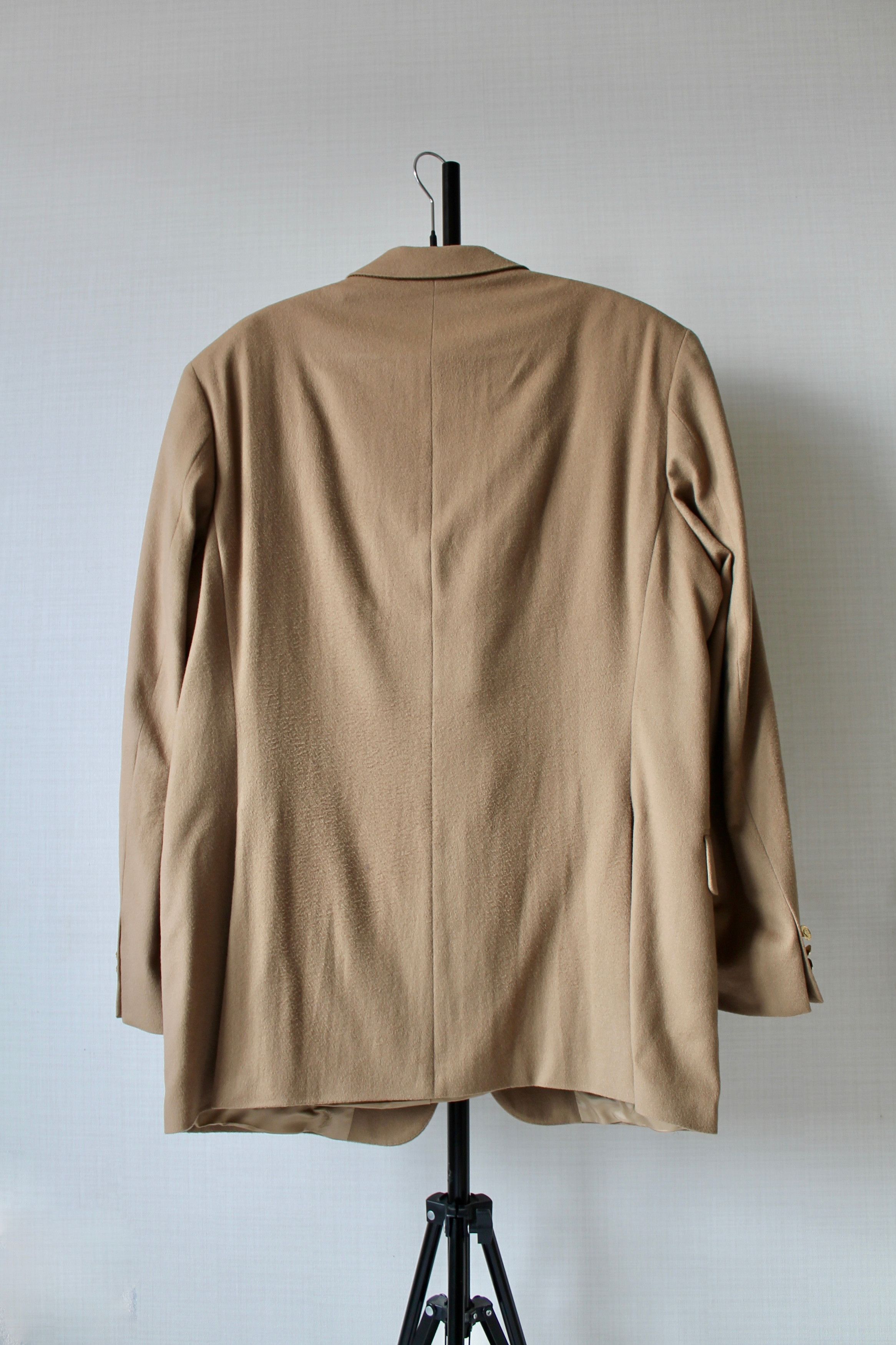 Burberry × Vintage BURBERRY Burberrys Wool / Cashmere Blazer Beige Size 42R - 5 Thumbnail