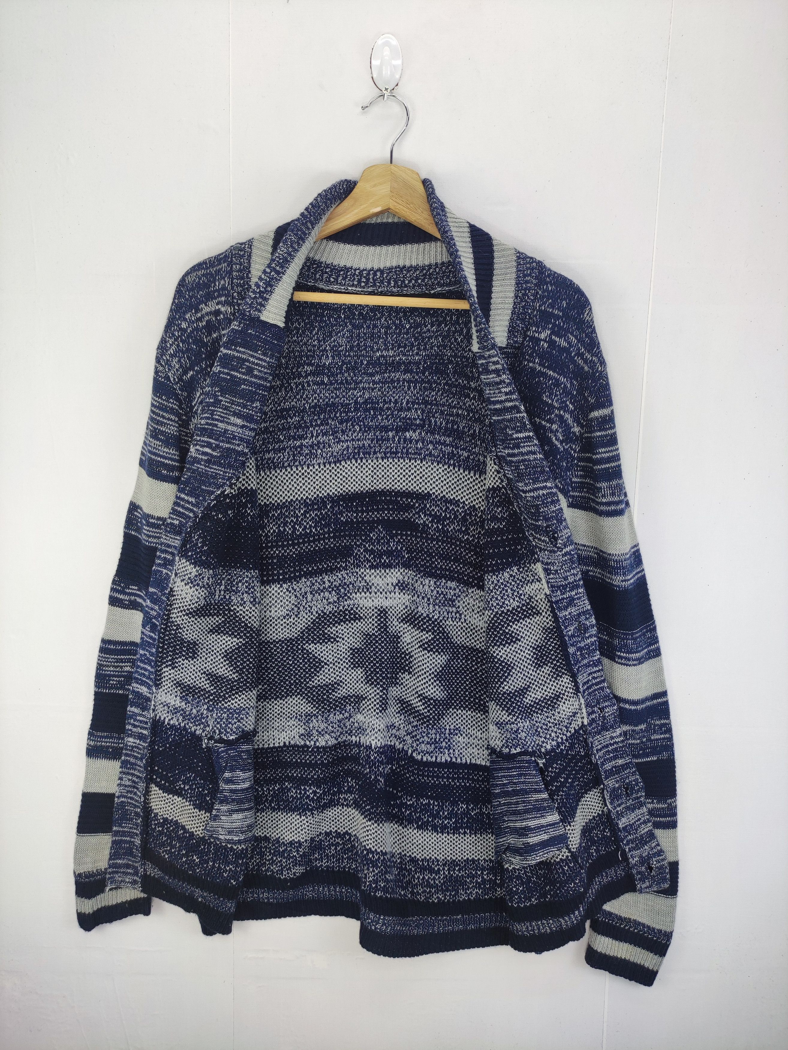 Aran Isles Knitwear Vintage Cardigan knit Sweater By Valman Size M / US 6-8 / IT 42-44 - 4 Thumbnail