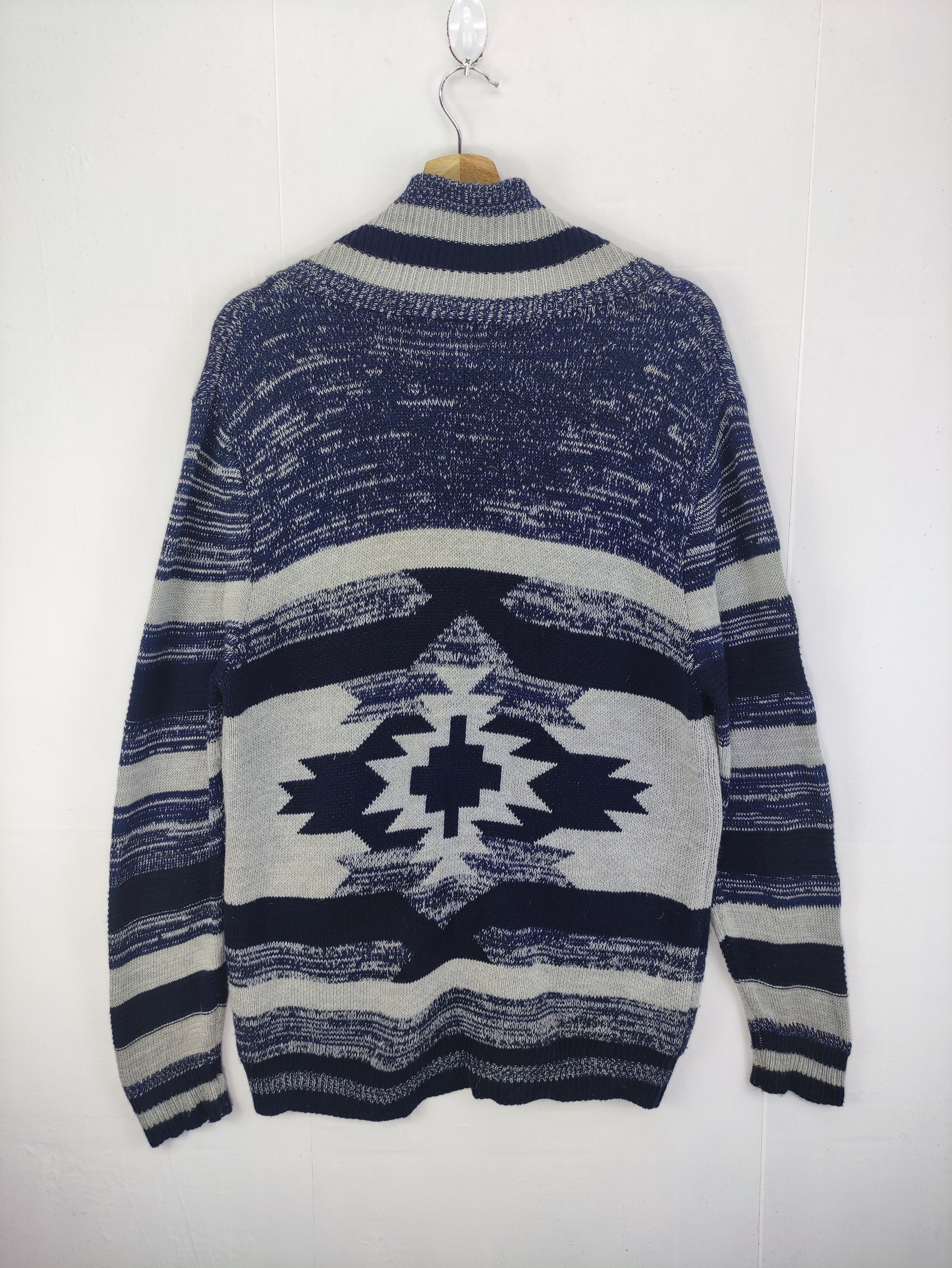 Aran Isles Knitwear Vintage Cardigan knit Sweater By Valman Size M / US 6-8 / IT 42-44 - 8 Thumbnail