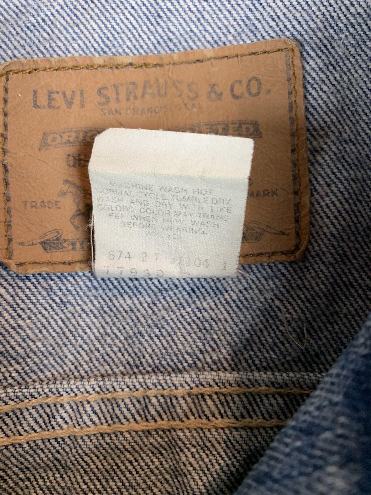 Levi's × Vintage Vintage levis denim jacket Size US L / EU 52-54 / 3 - 3 Thumbnail