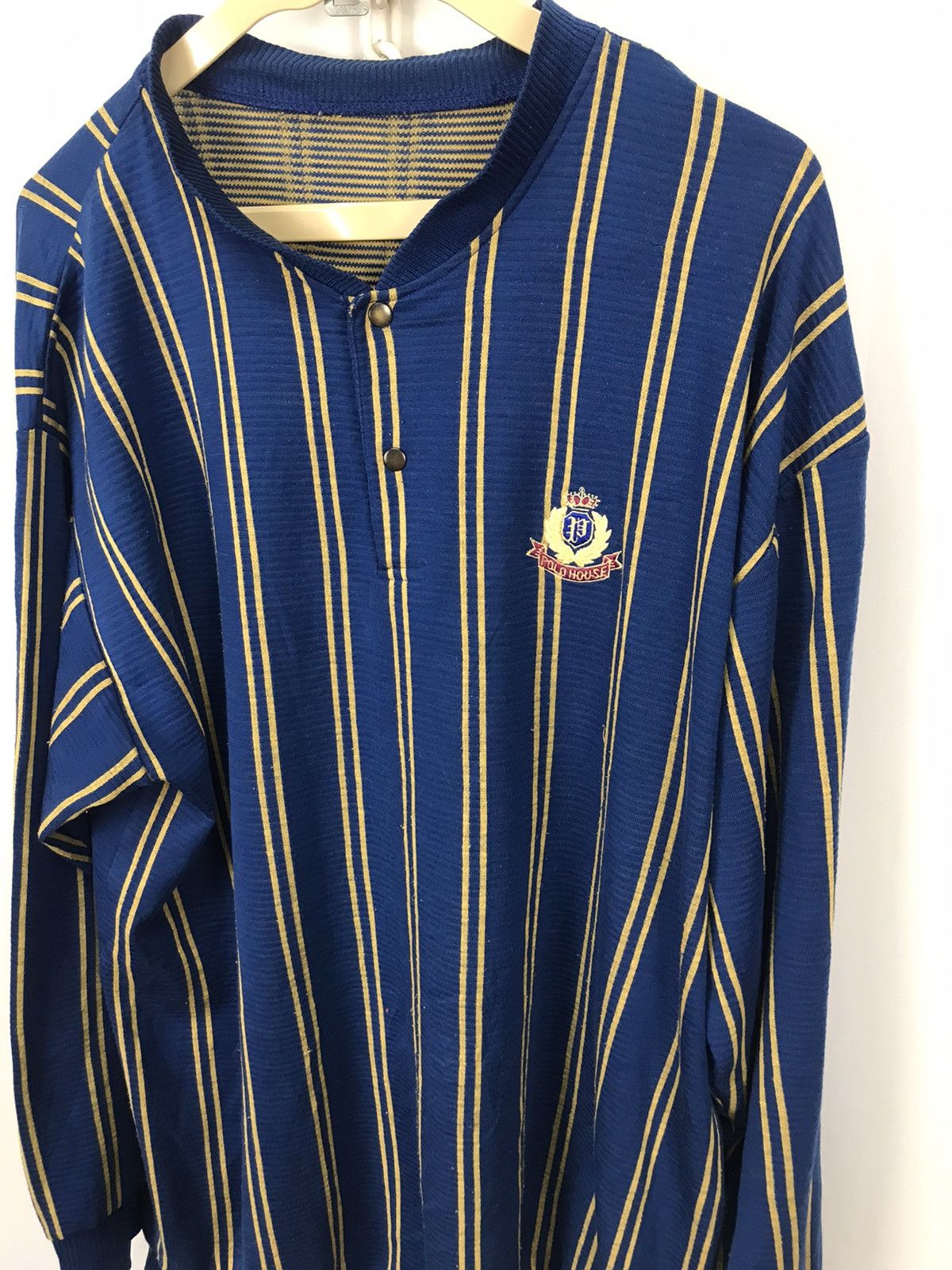 Japanese Brand Polo house half snap button sweatshirt Size US L / EU 52-54 / 3 - 5 Thumbnail