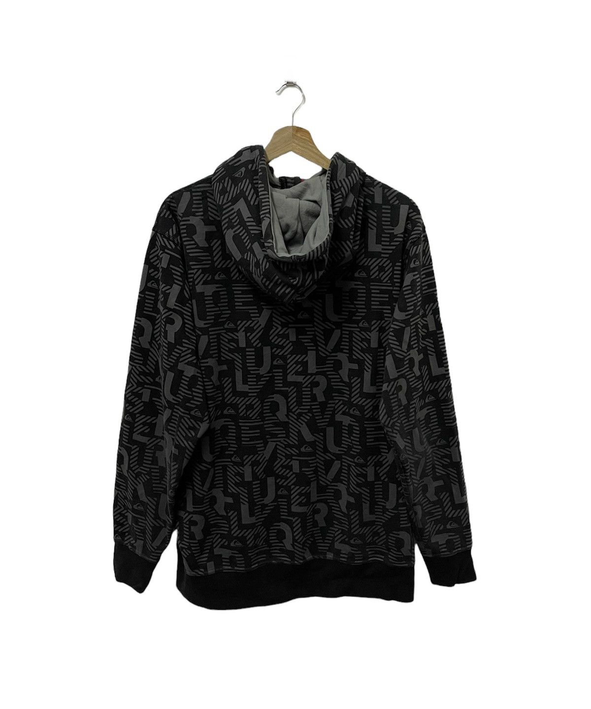 Quiksilver × Vintage Vintage Quiksilver Full Print Zipper Hoodie Size US L / EU 52-54 / 3 - 7 Thumbnail