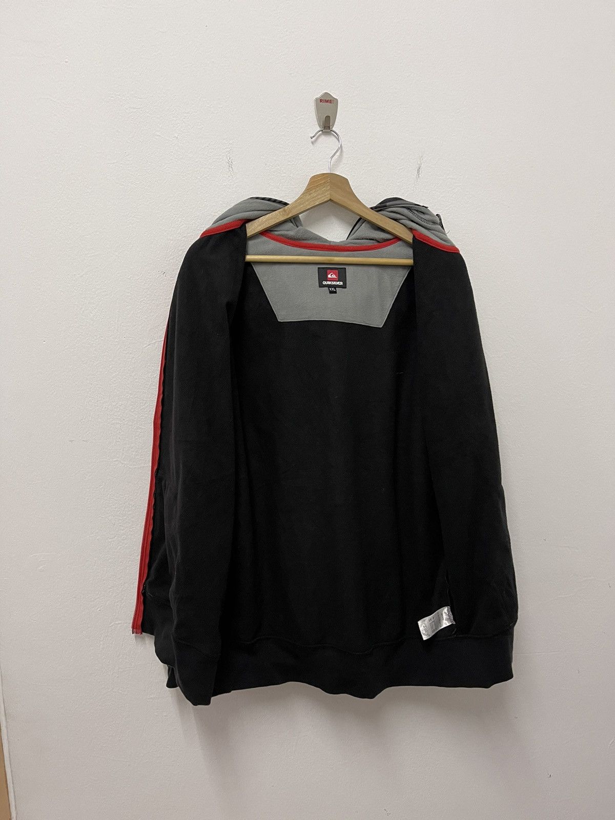 Quiksilver × Vintage Vintage Quiksilver Full Print Zipper Hoodie Size US L / EU 52-54 / 3 - 6 Thumbnail