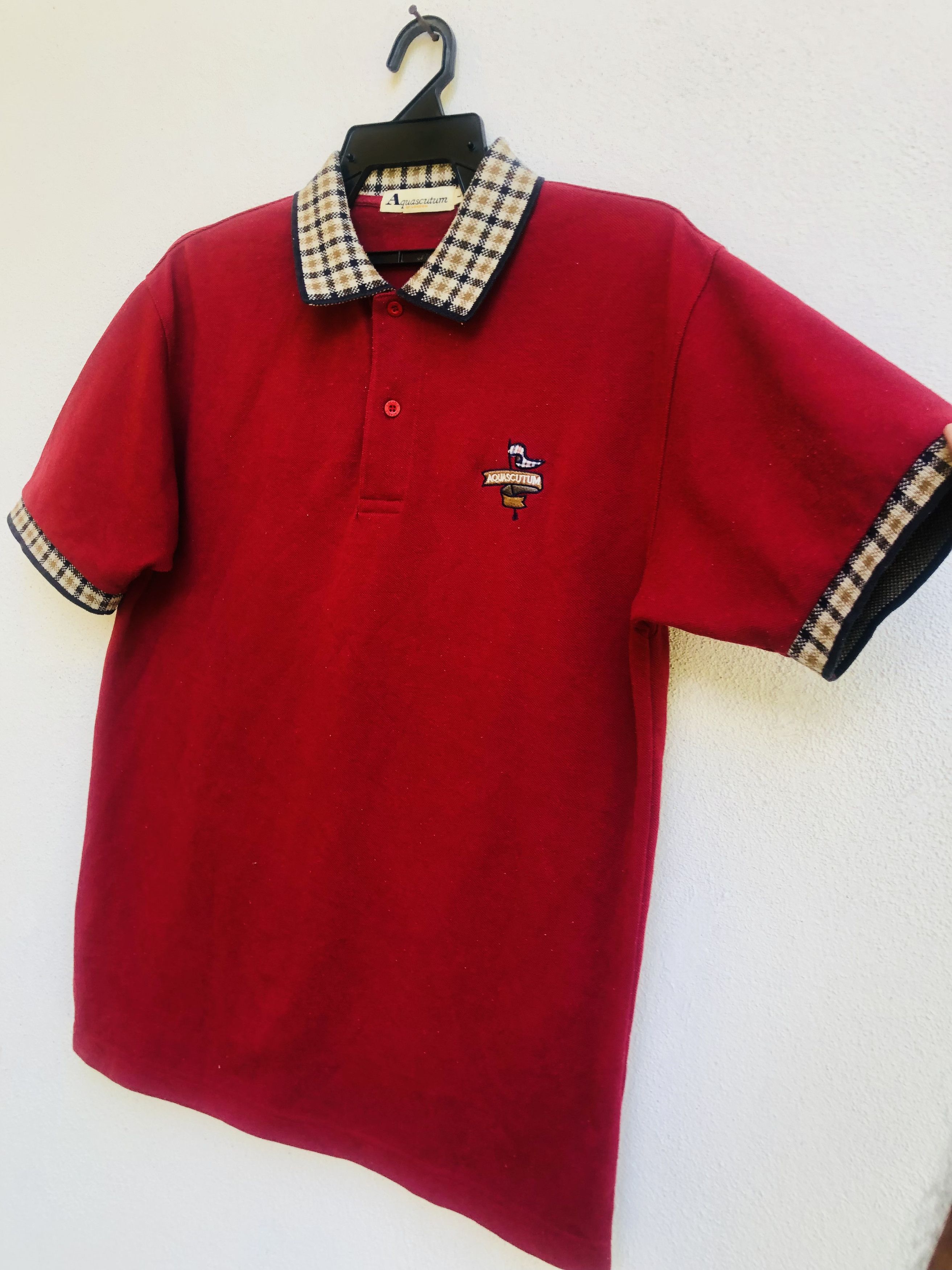 Aquascutum × Vintage Vintage Aquascuntum Designer Fashion Style Shirt Size US L / EU 52-54 / 3 - 5 Thumbnail