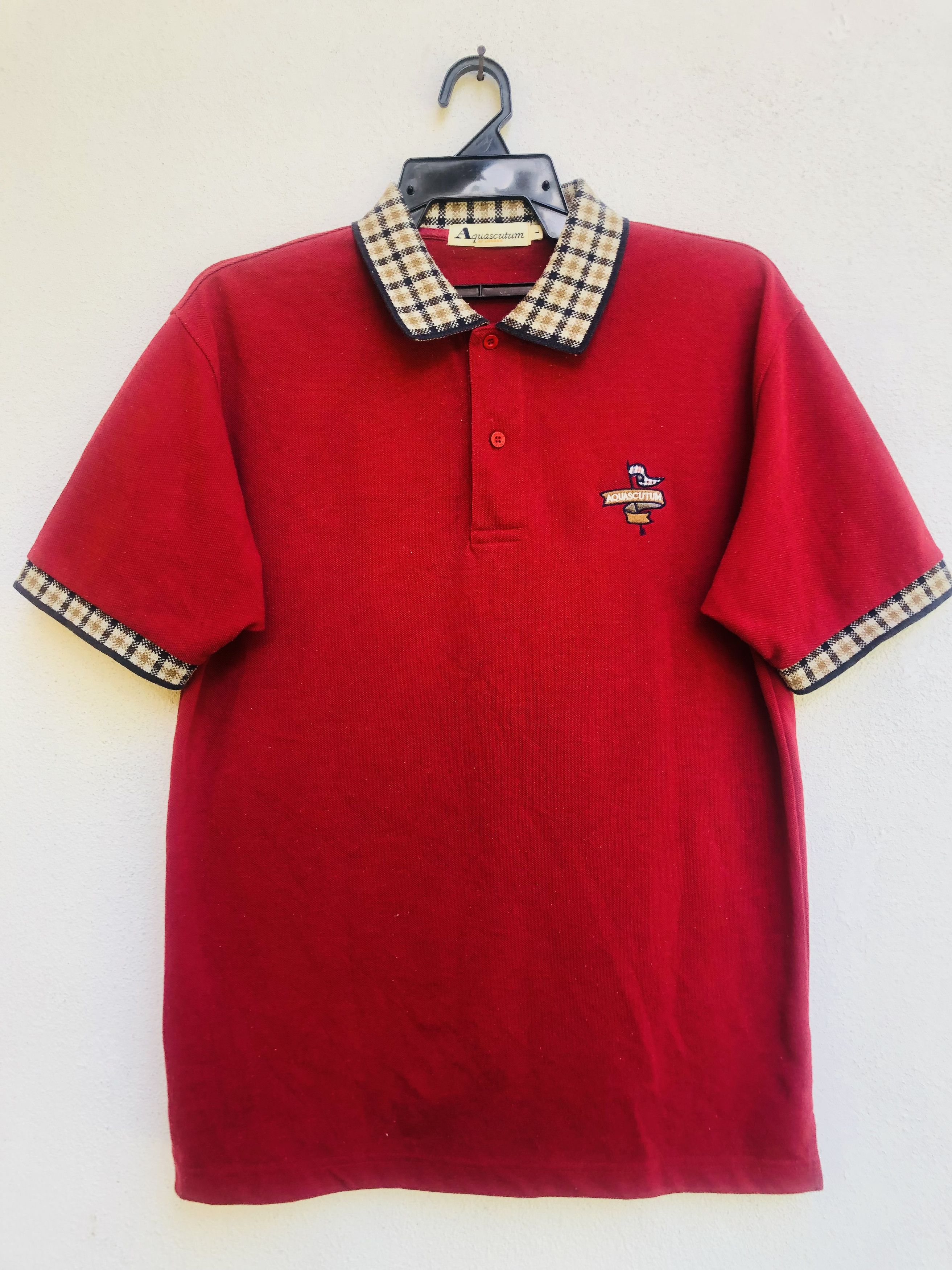 Aquascutum × Vintage Vintage Aquascuntum Designer Fashion Style Shirt Size US L / EU 52-54 / 3 - 1 Thumbnail