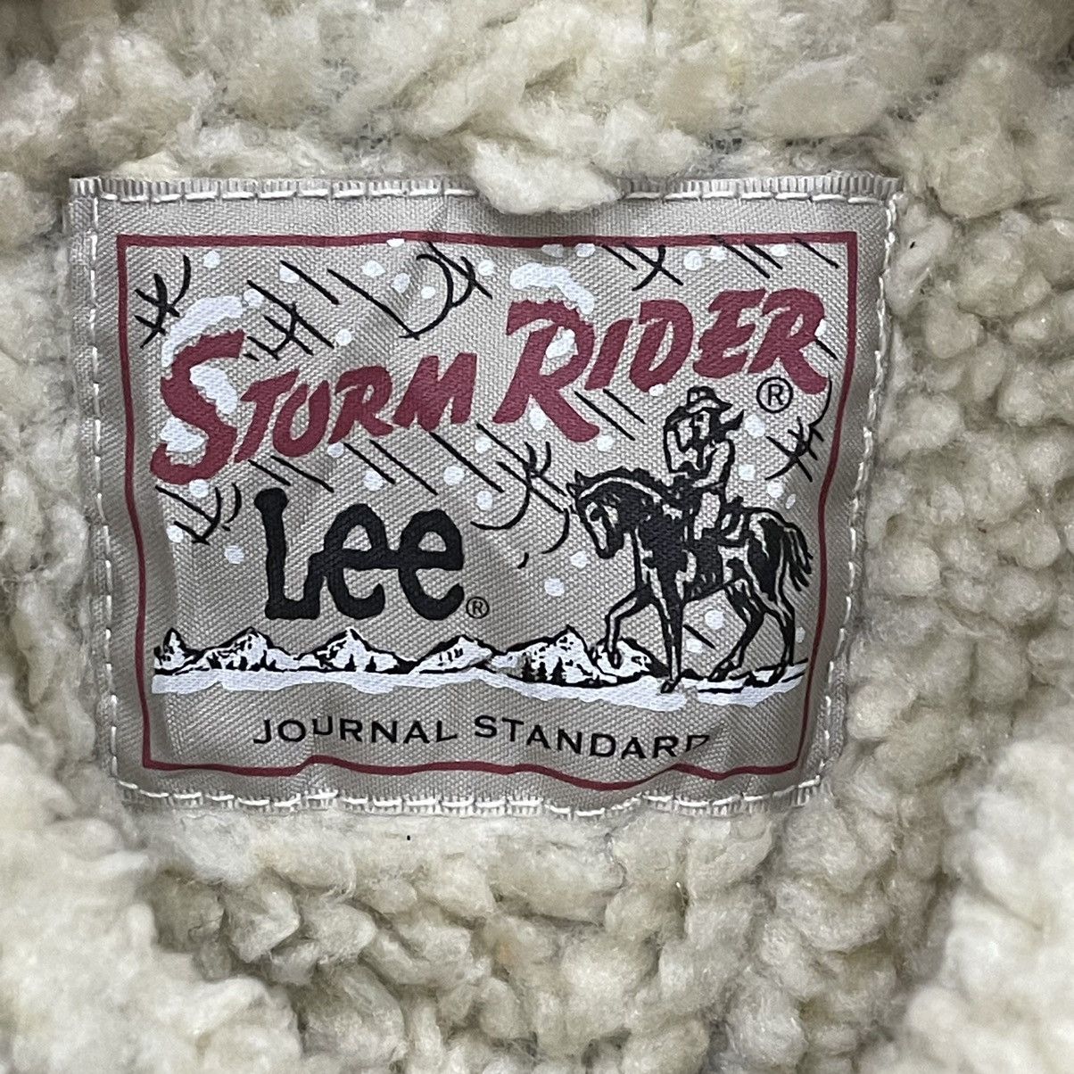 Lee Vintage 90s Lee Storm Rider Shearling Jacket Size US M / EU 48-50 / 2 - 9 Thumbnail