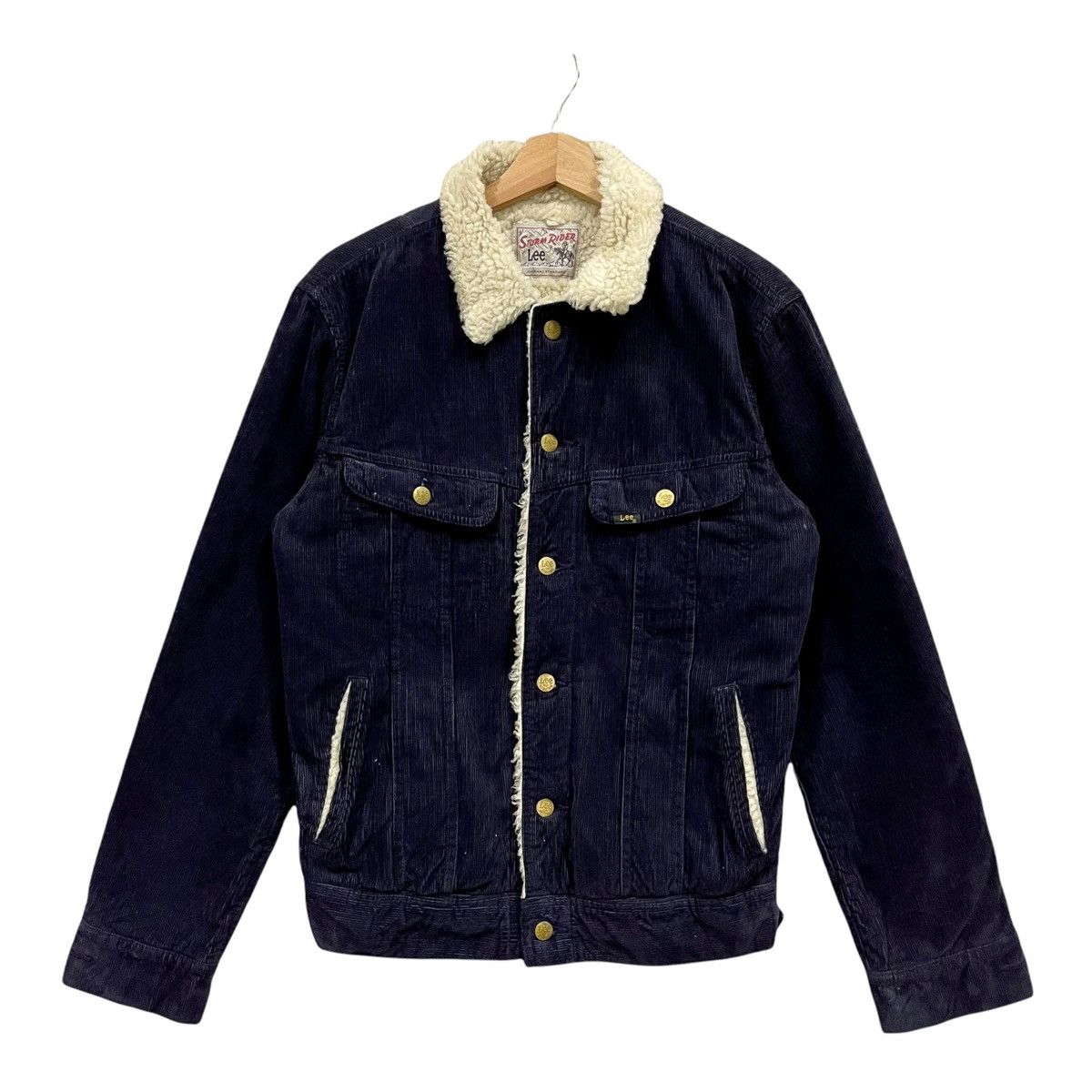 Lee Vintage 90s Lee Storm Rider Shearling Jacket Size US M / EU 48-50 / 2 - 1 Thumbnail