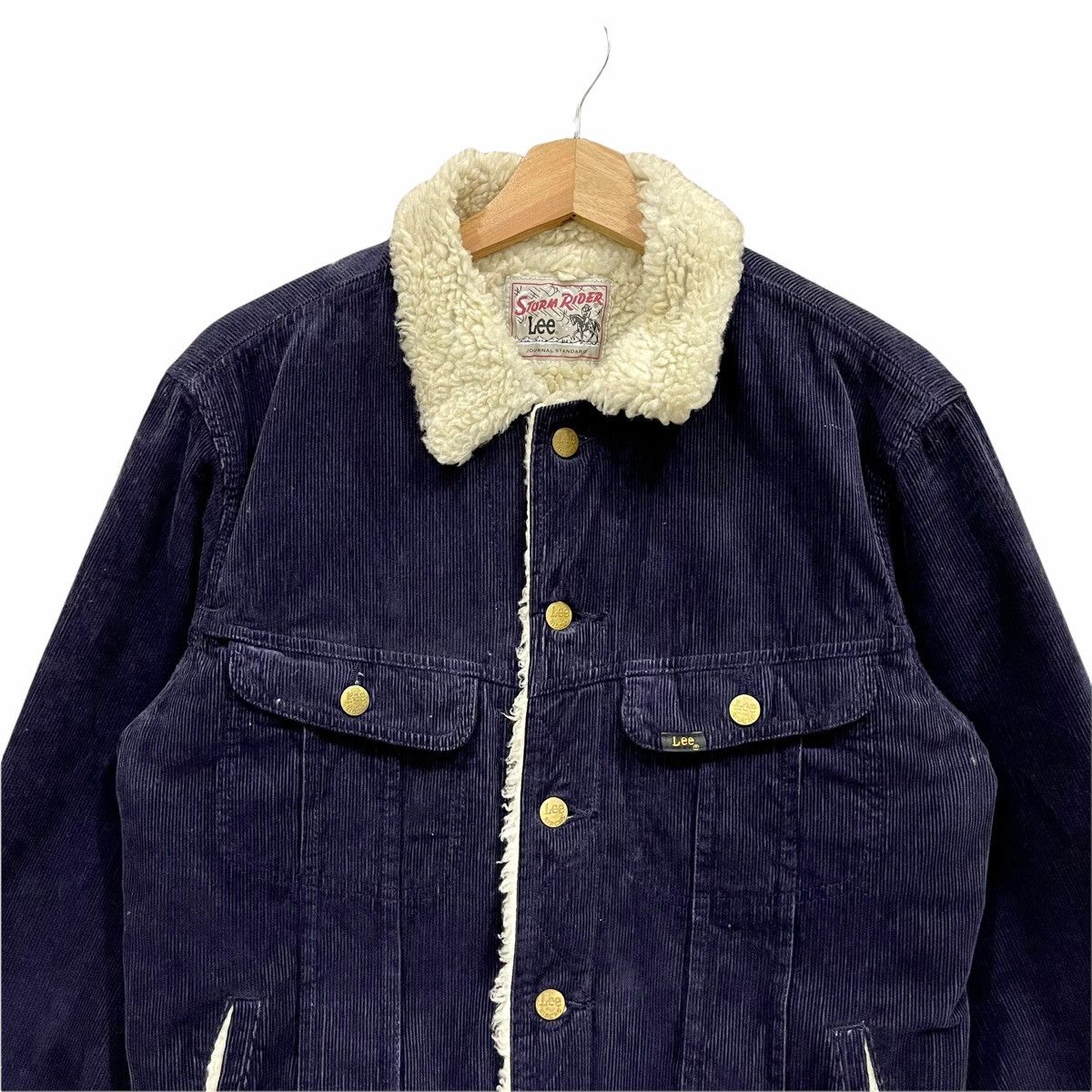 Lee Vintage 90s Lee Storm Rider Shearling Jacket Size US M / EU 48-50 / 2 - 3 Thumbnail