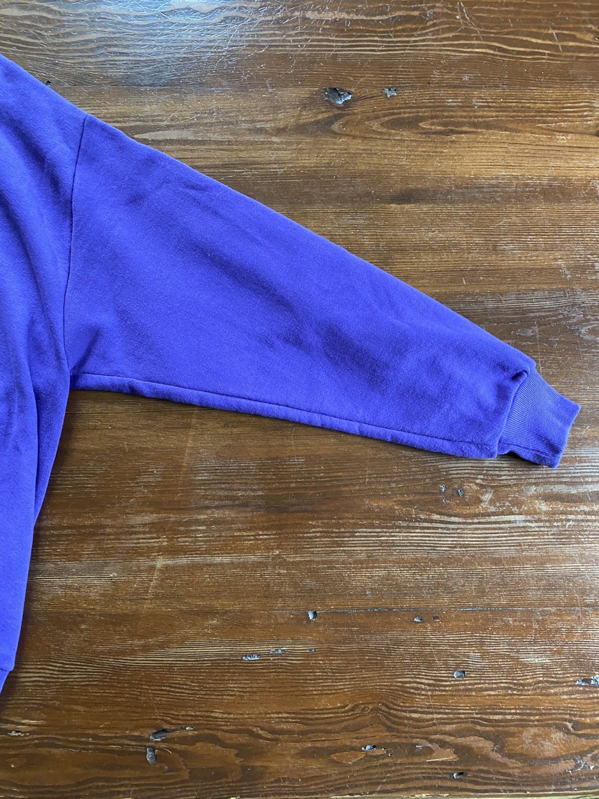 Vintage Vintage 90’s Bald Eagle Big Image Purple Crewneck Sweatshirt Size US L / EU 52-54 / 3 - 10 Thumbnail