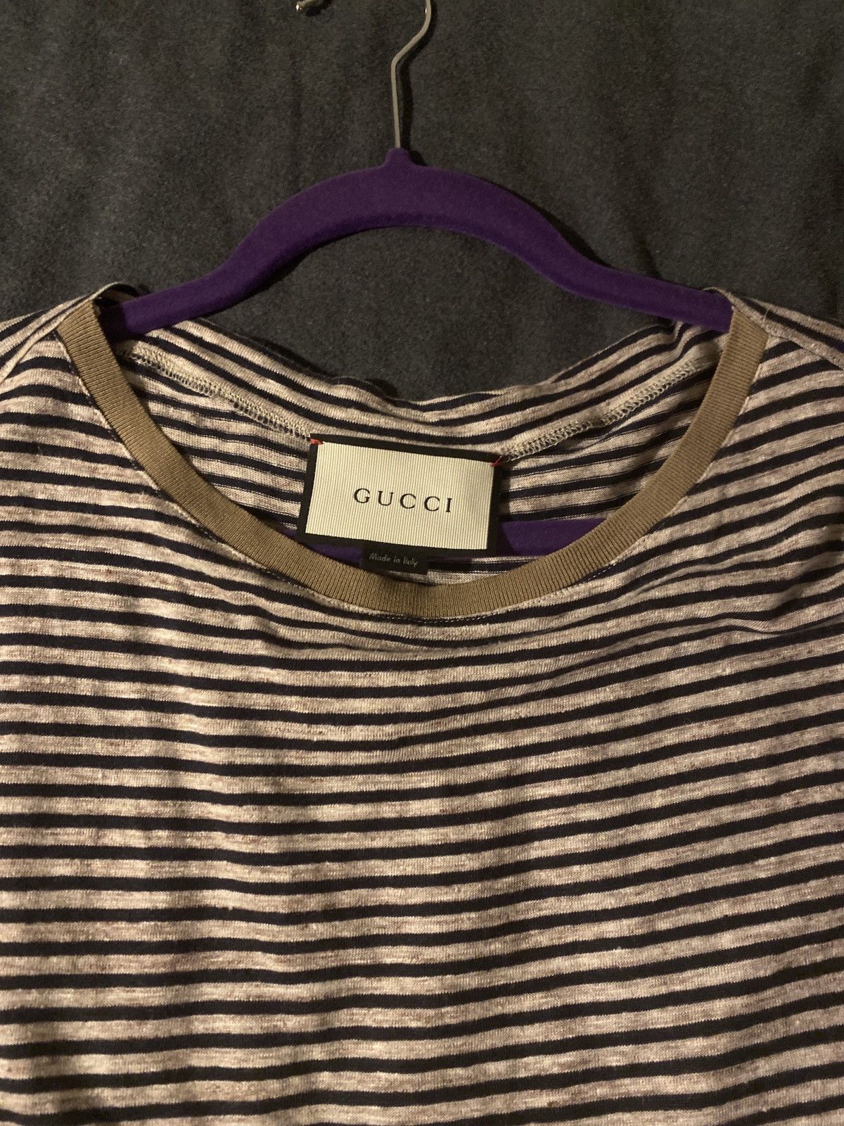 Gucci Long sleeve striped gondola tee Size US M / EU 48-50 / 2 - 3 Thumbnail