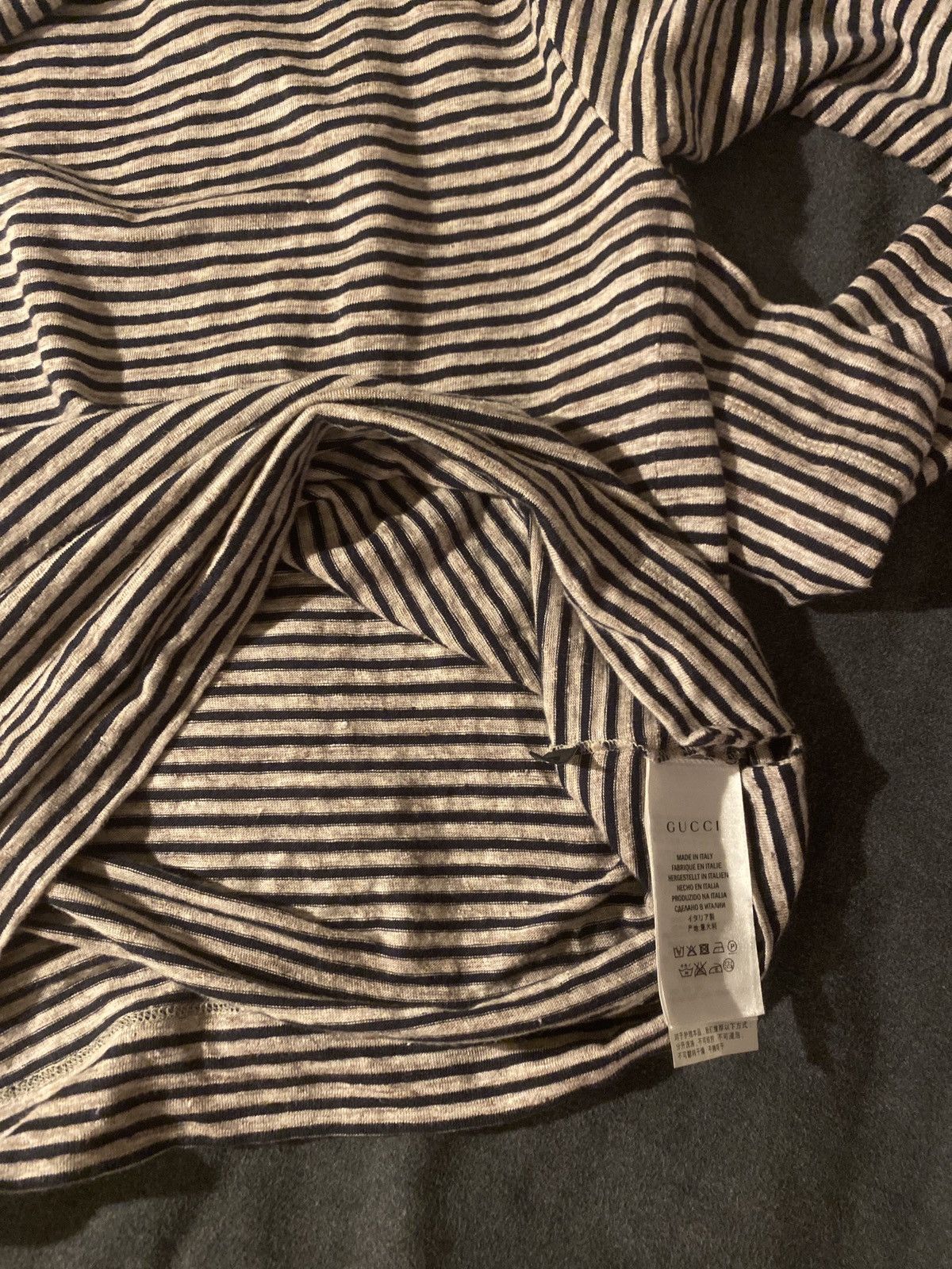 Gucci Long sleeve striped gondola tee Size US M / EU 48-50 / 2 - 4 Thumbnail