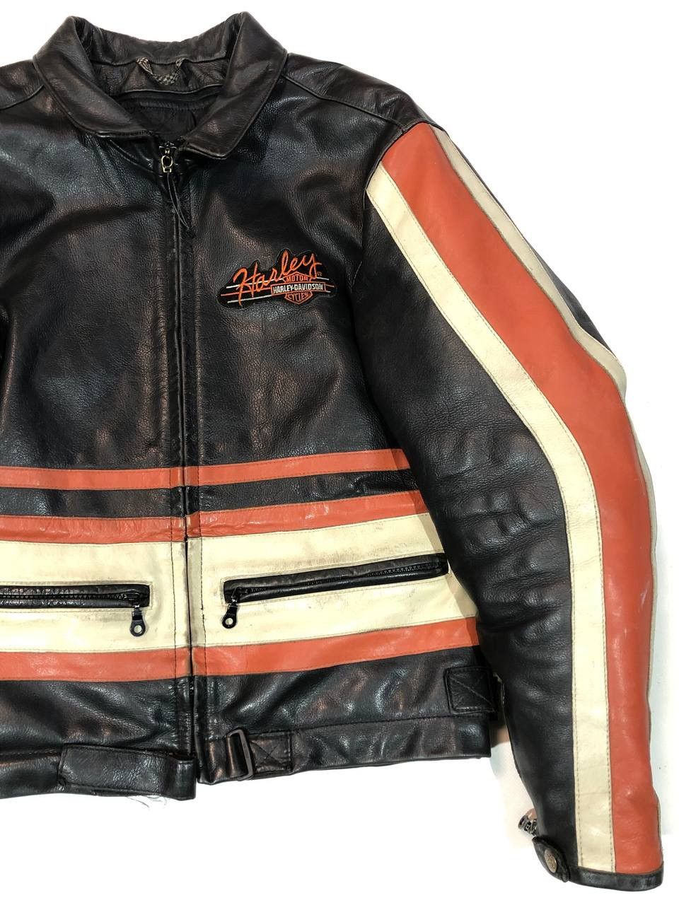 Harley Davidson Spidi Harley Davidson Moto Leather Jacket Vintage Racing Size US M / EU 48-50 / 2 - 3 Thumbnail