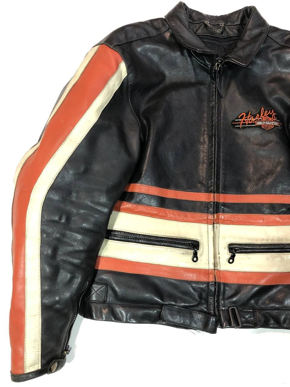 Harley Davidson Spidi Harley Davidson Moto Leather Jacket Vintage Racing Size US M / EU 48-50 / 2 - 4 Thumbnail
