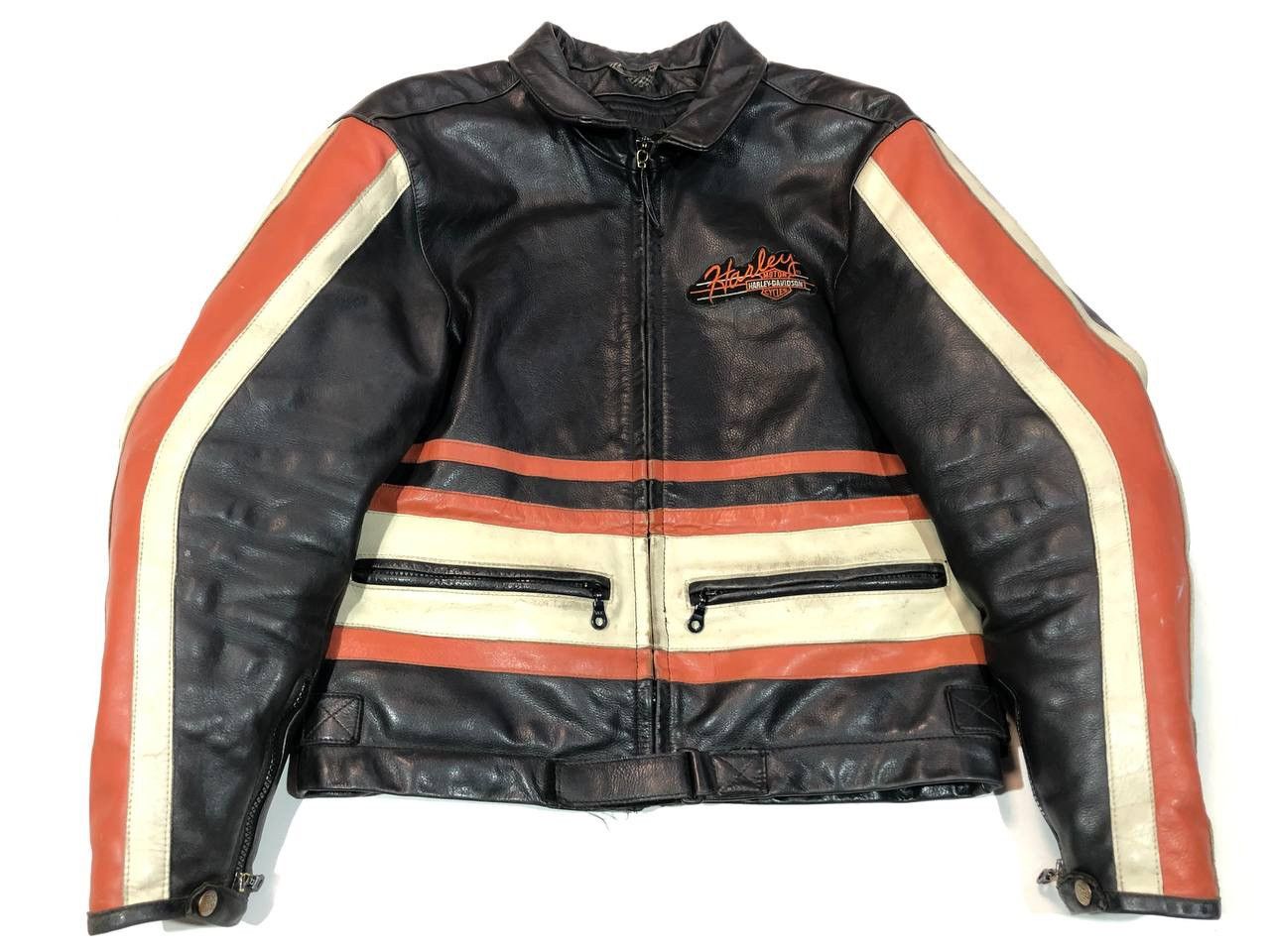 Harley Davidson Spidi Harley Davidson Moto Leather Jacket Vintage Racing Size US M / EU 48-50 / 2 - 5 Thumbnail