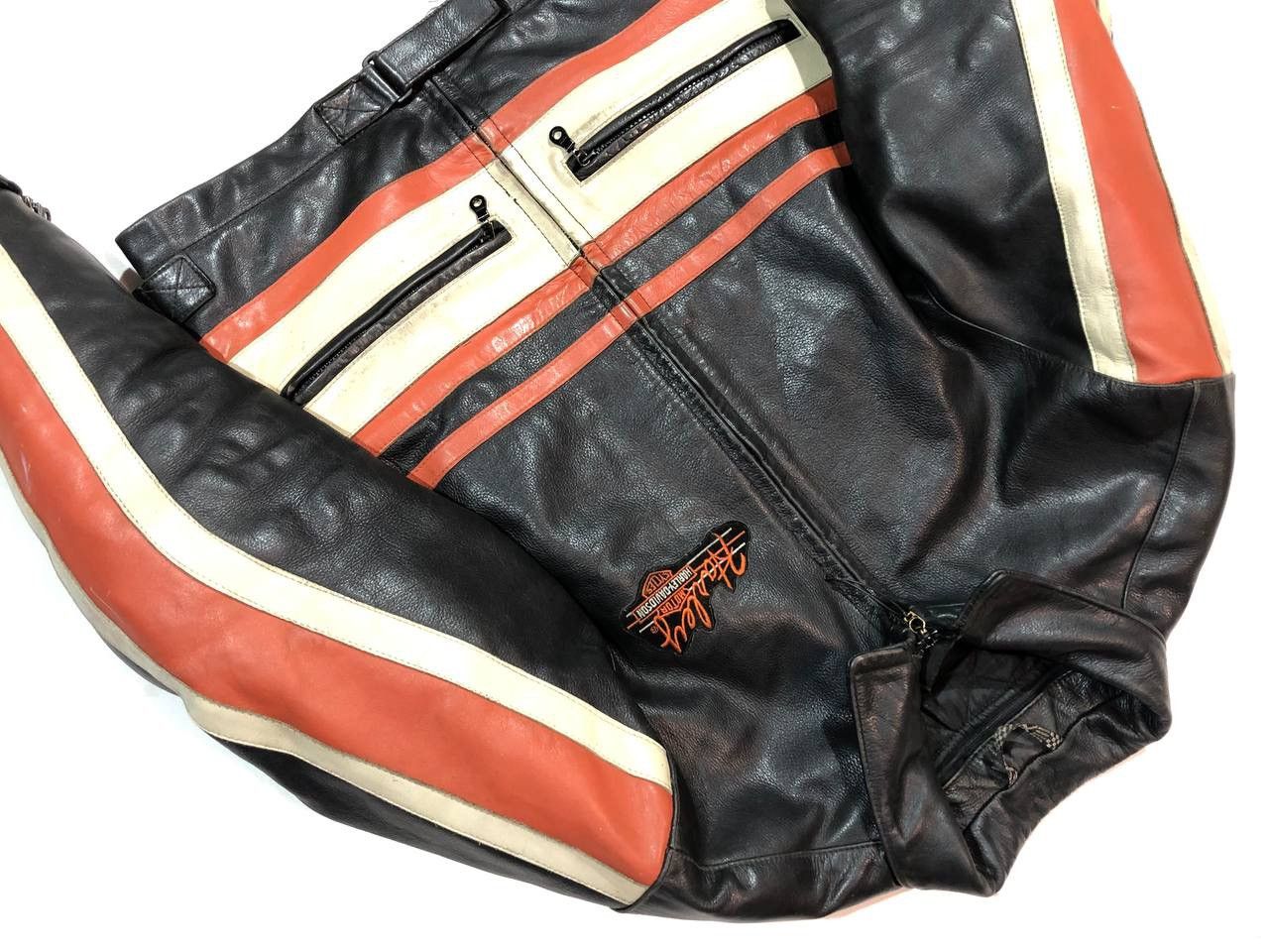 Harley Davidson Spidi Harley Davidson Moto Leather Jacket Vintage Racing Size US M / EU 48-50 / 2 - 6 Thumbnail