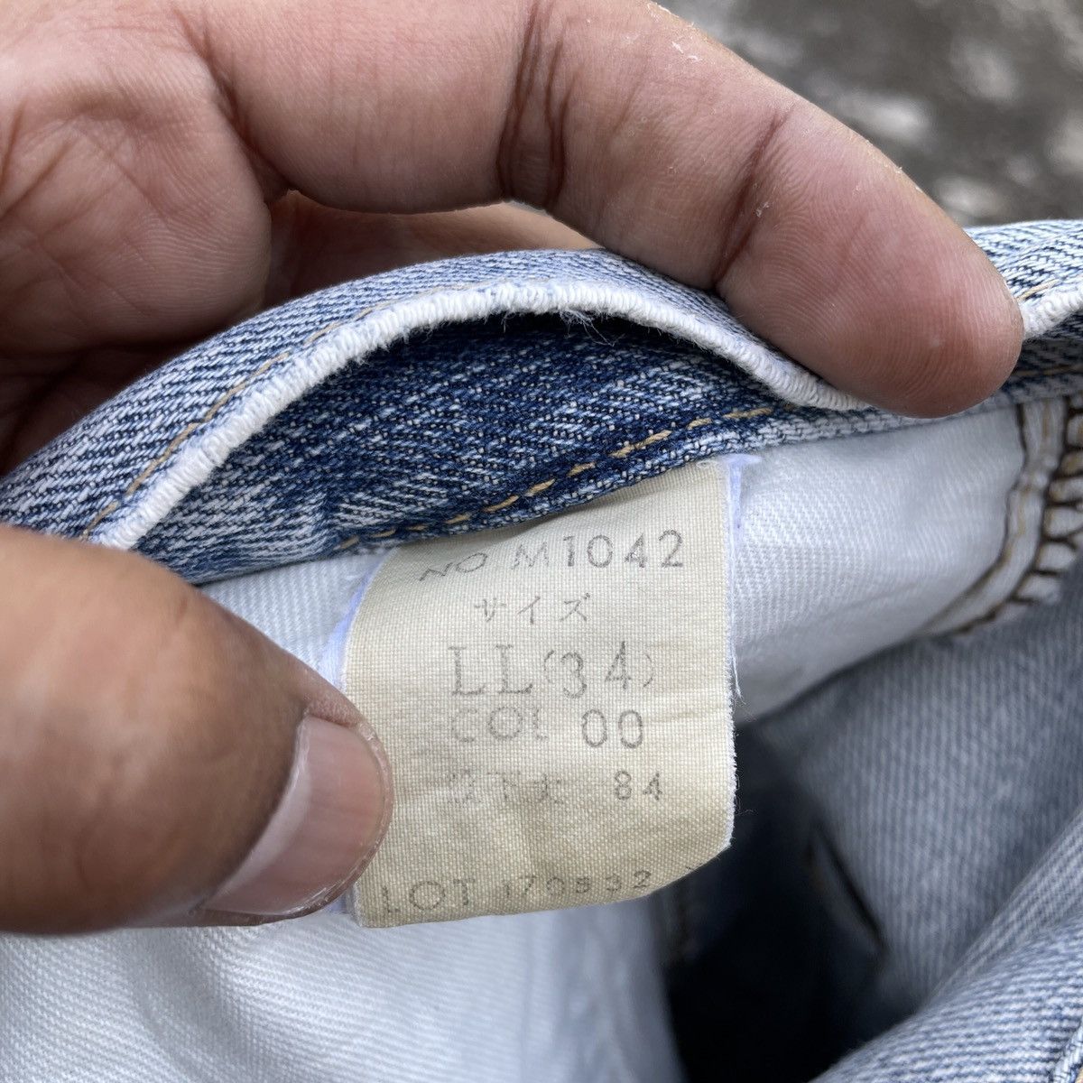 Vintage Vintage Unbranded Distressed Denim Jeans Size 33" - 6 Thumbnail