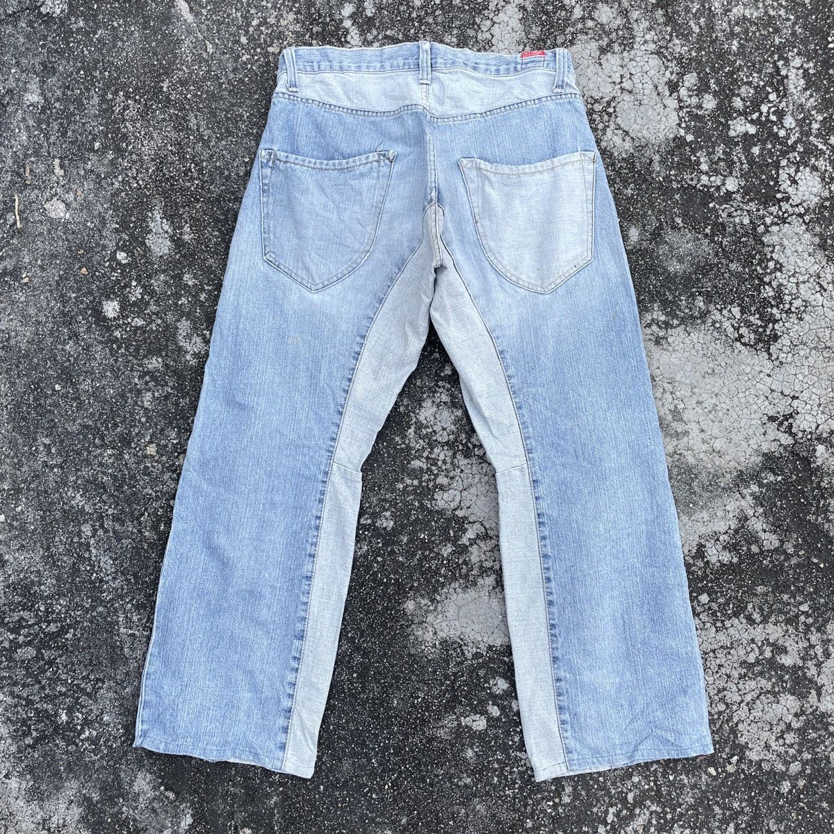 Vintage Vintage Unbranded Distressed Denim Jeans Size 33" - 8 Thumbnail