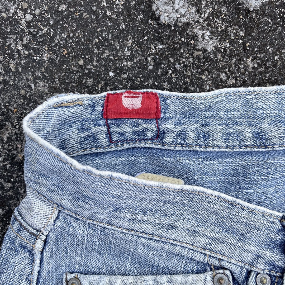 Vintage Vintage Unbranded Distressed Denim Jeans Size 33" - 5 Thumbnail