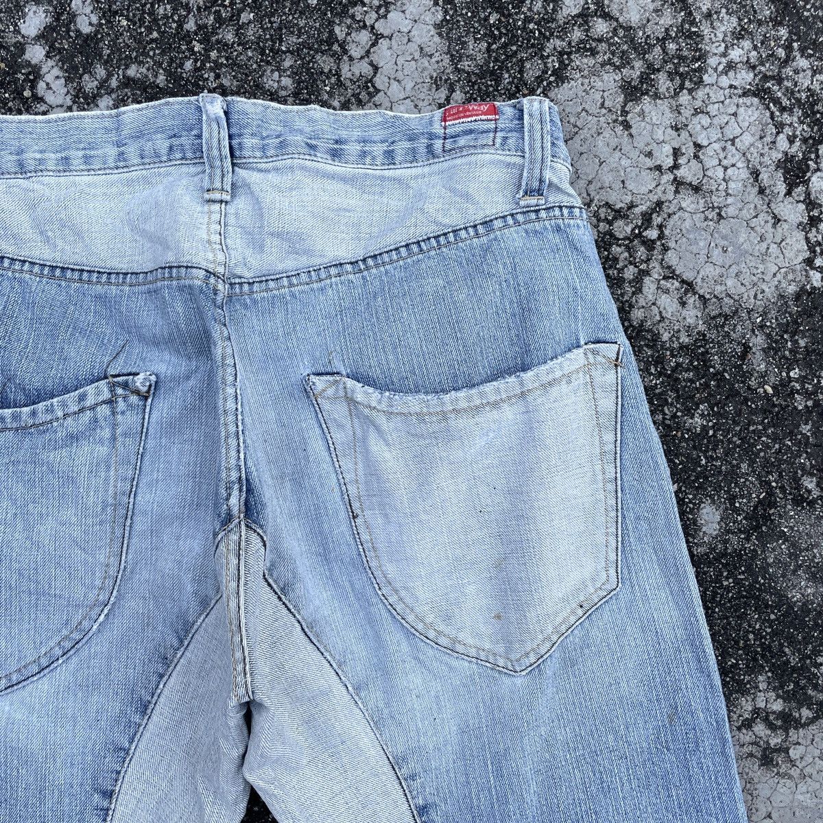 Vintage Vintage Unbranded Distressed Denim Jeans Size 33" - 9 Thumbnail