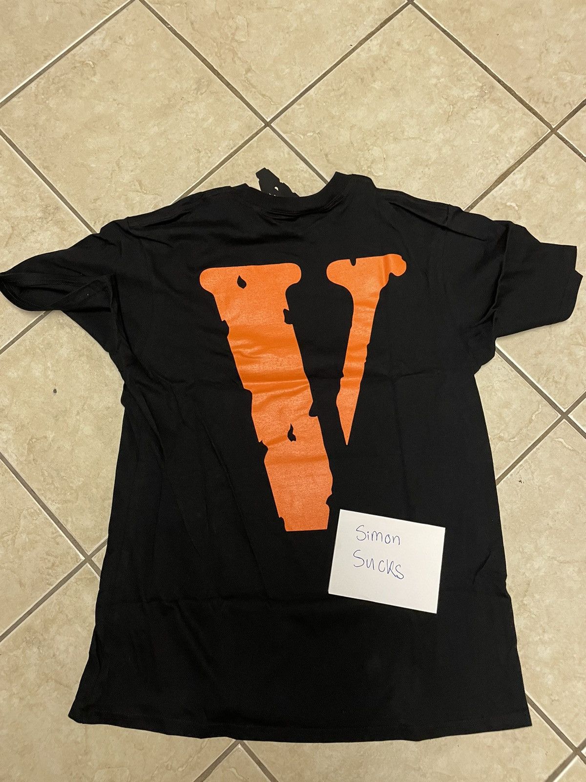 Vlone Vlone Friends Tee Orange Print MEDIUM Size US M / EU 48-50 / 2 - 3 Thumbnail