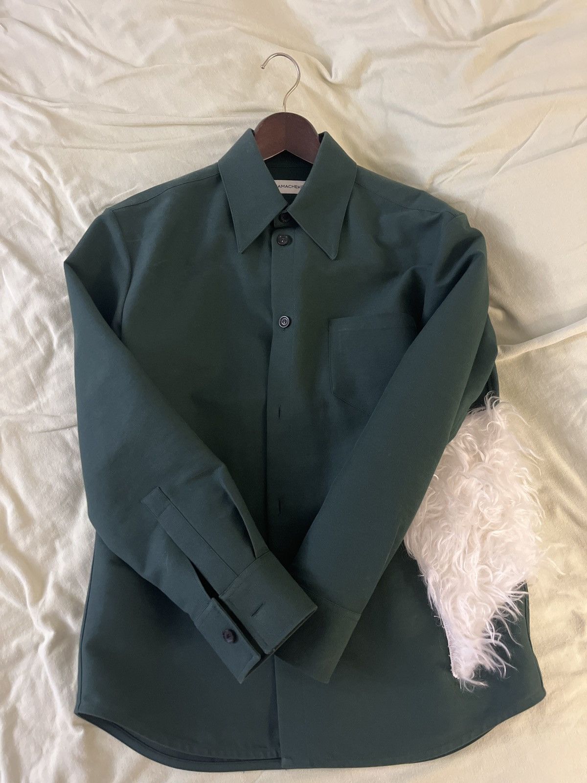 Namacheko Forest green button up Size US M / EU 48-50 / 2 - 1 Thumbnail