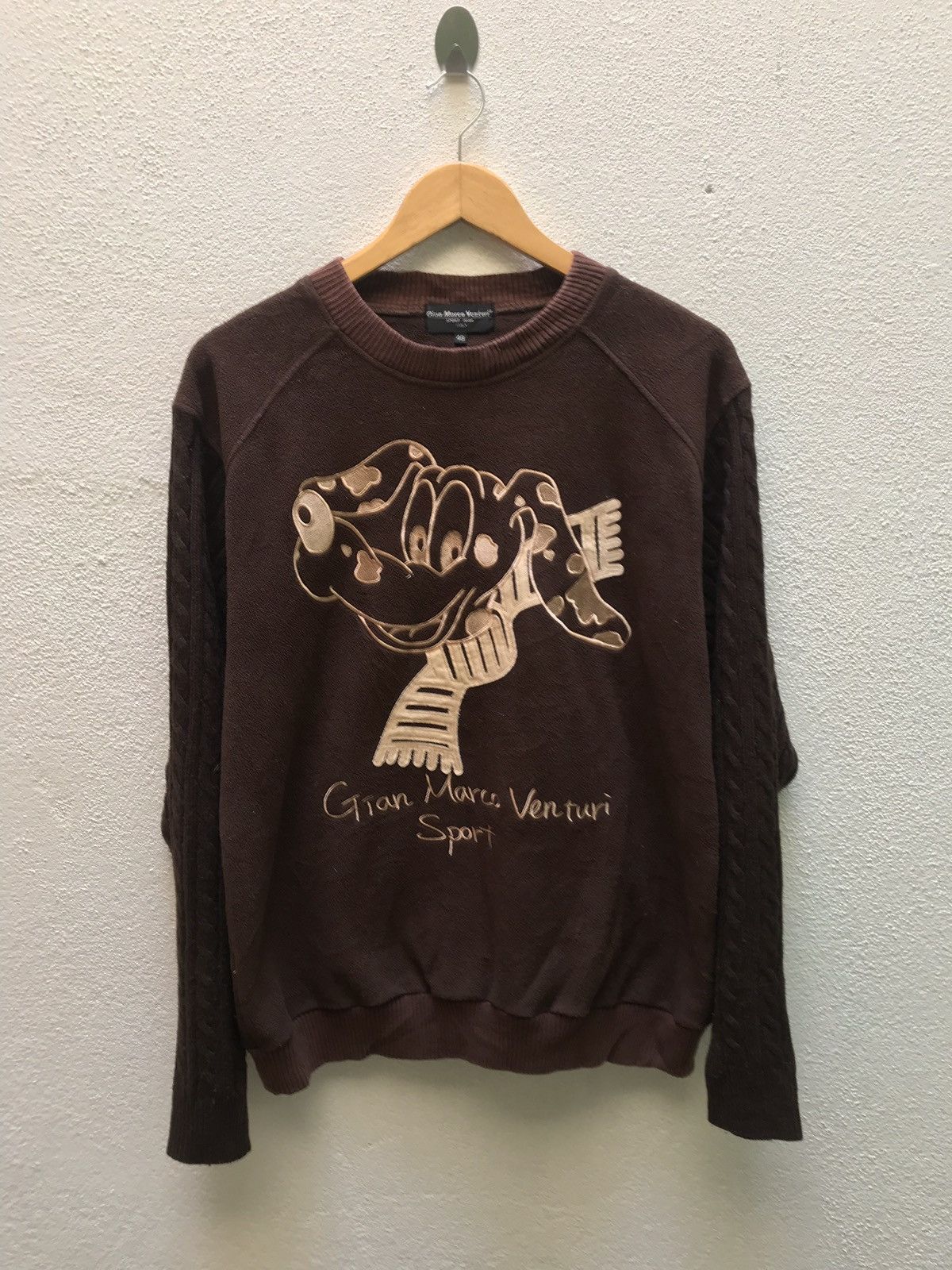 Japanese Brand 🔊🔥🔥Gian marco venturi sport embroidery fleece knit Size US M / EU 48-50 / 2 - 1 Thumbnail