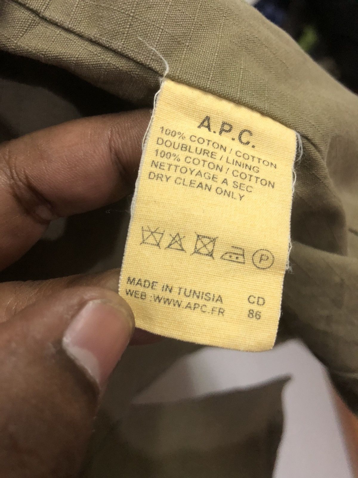 A.P.C. × Japanese Brand VINTAGE A.P.C Parka Military jacket made in Tunisia Size US S / EU 44-46 / 1 - 10 Thumbnail