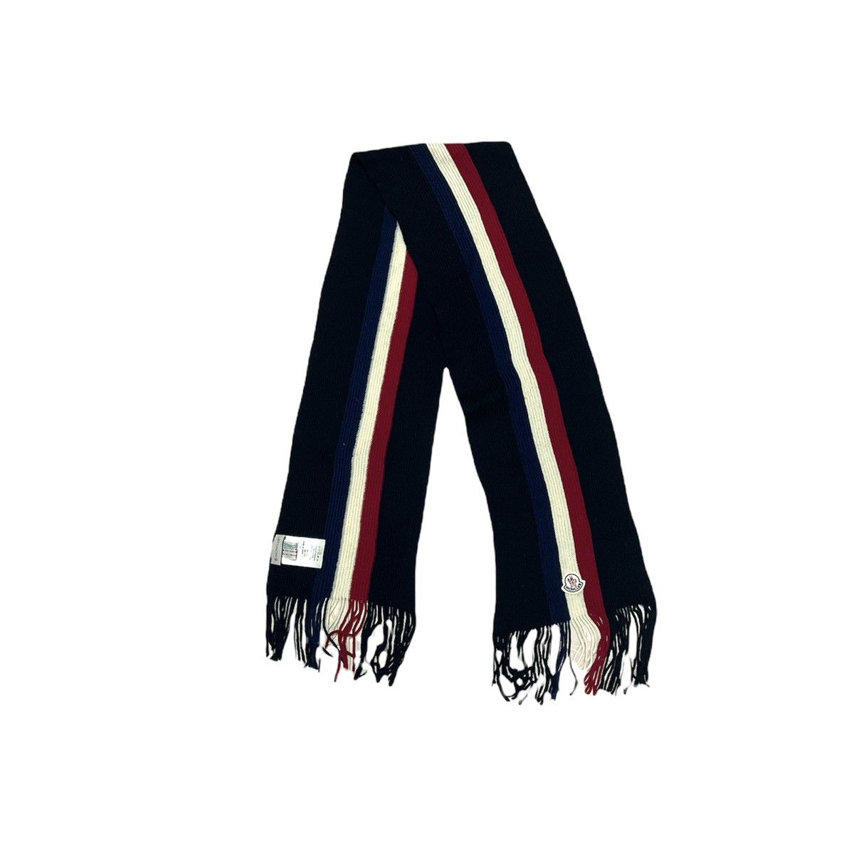 Moncler Moncler Striped Knit Scarf Size ONE SIZE - 1 Thumbnail