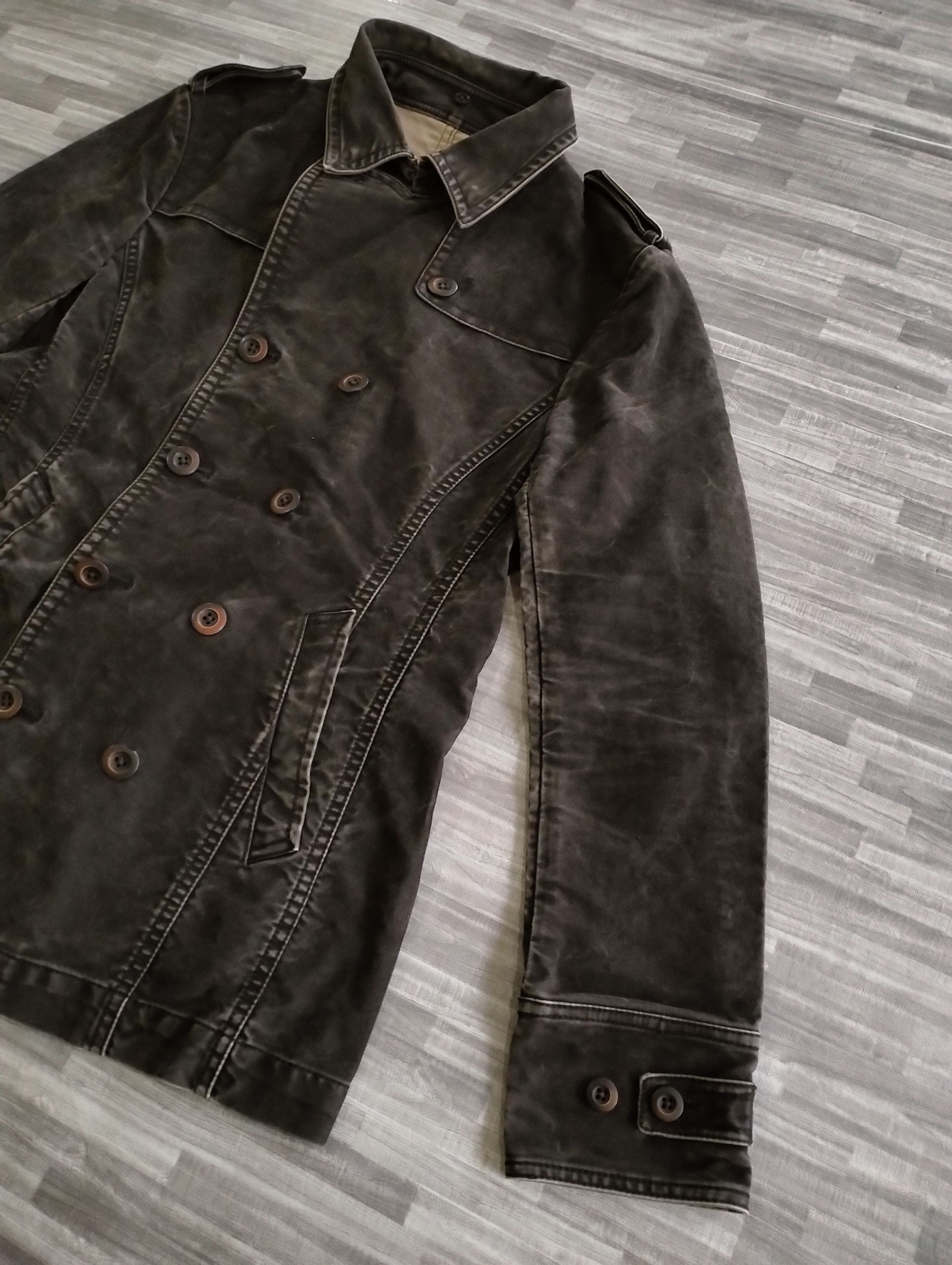 Issey Miyake Issey Miyake TeteHomme Double Breasted Coat Jacket StoneWash Size US S / EU 44-46 / 1 - 13 Thumbnail