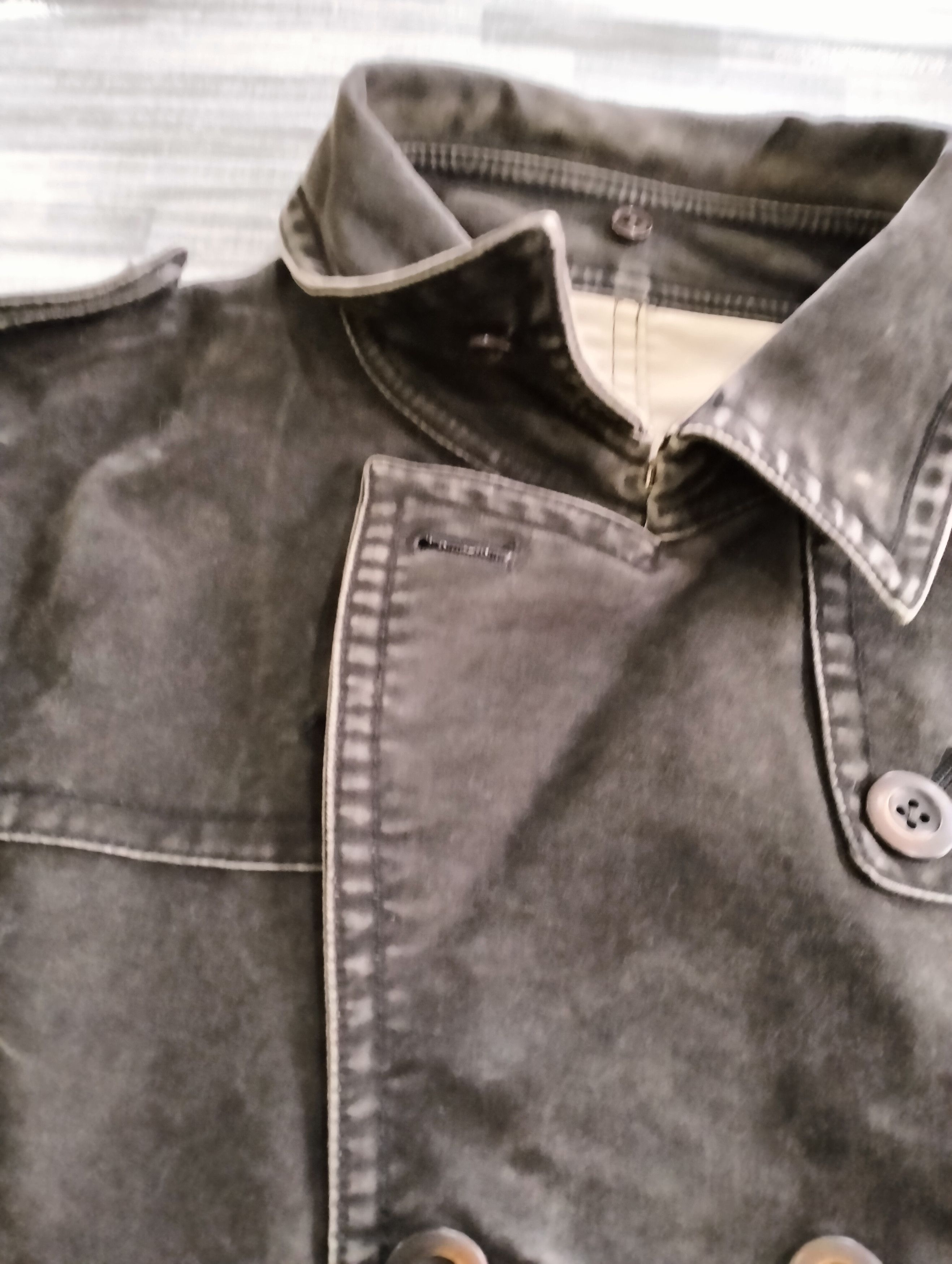 Issey Miyake Issey Miyake TeteHomme Double Breasted Coat Jacket StoneWash Size US S / EU 44-46 / 1 - 8 Thumbnail
