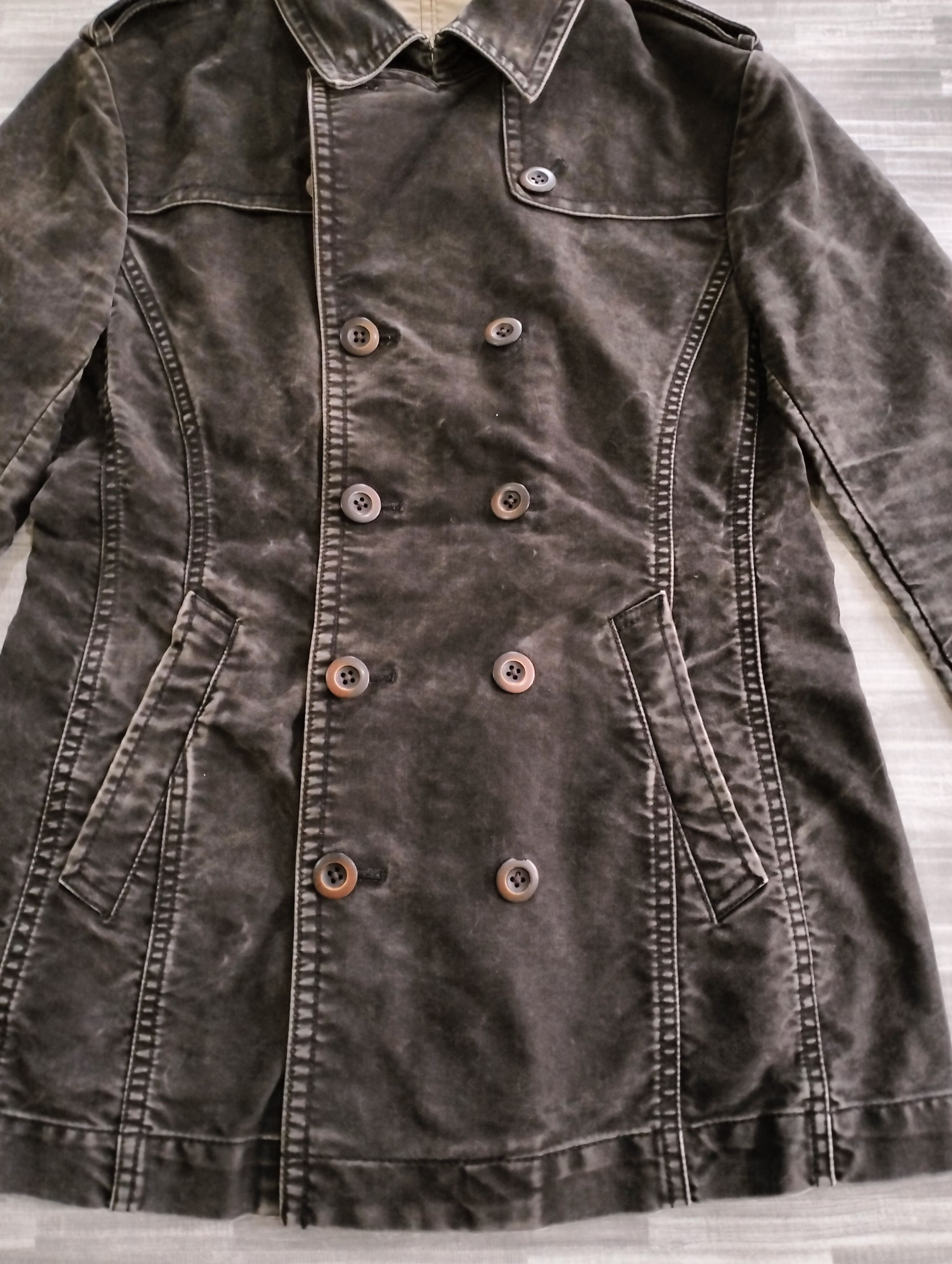 Issey Miyake Issey Miyake TeteHomme Double Breasted Coat Jacket StoneWash Size US S / EU 44-46 / 1 - 9 Thumbnail