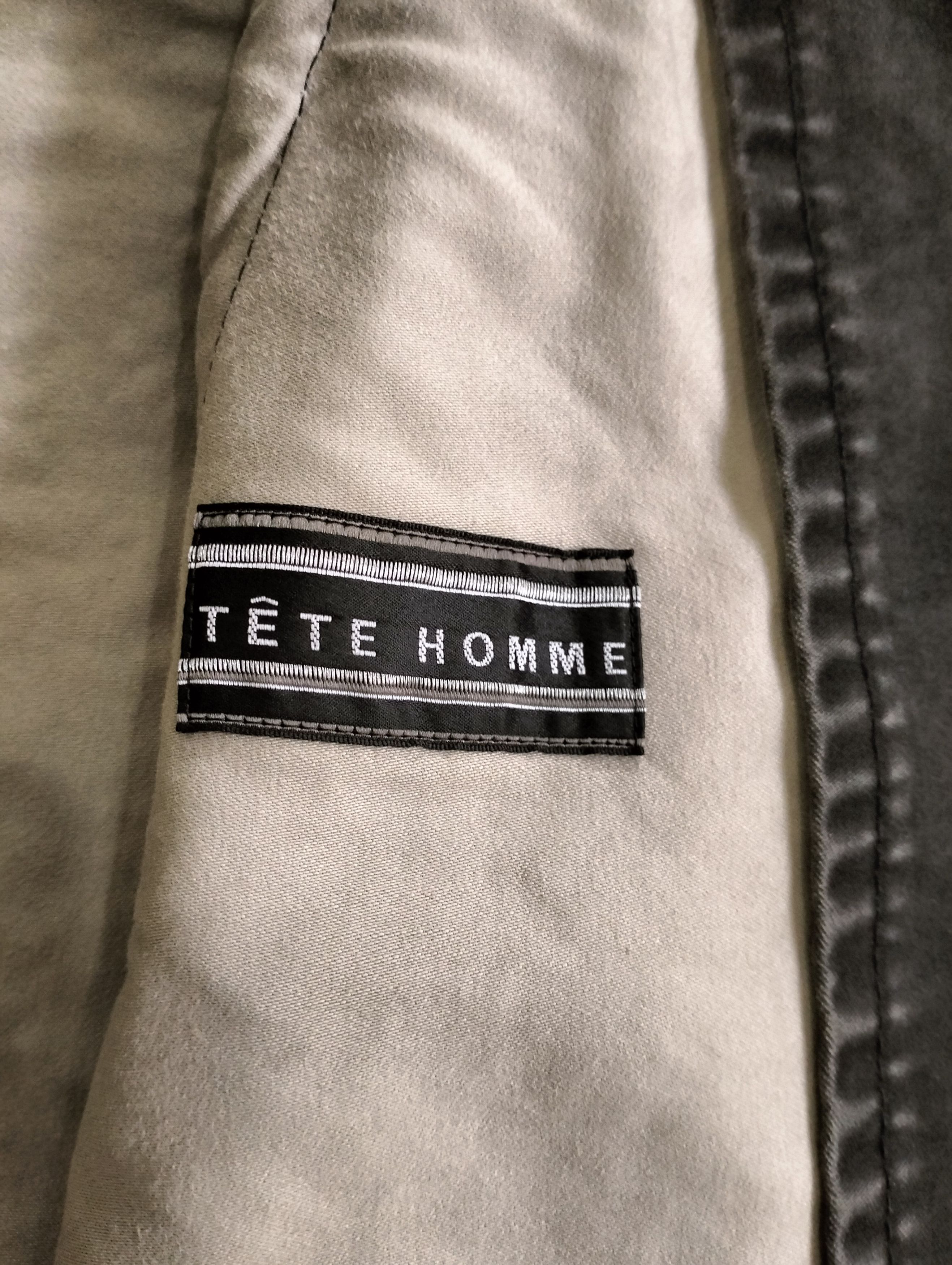 Issey Miyake Issey Miyake TeteHomme Double Breasted Coat Jacket StoneWash Size US S / EU 44-46 / 1 - 21 Thumbnail