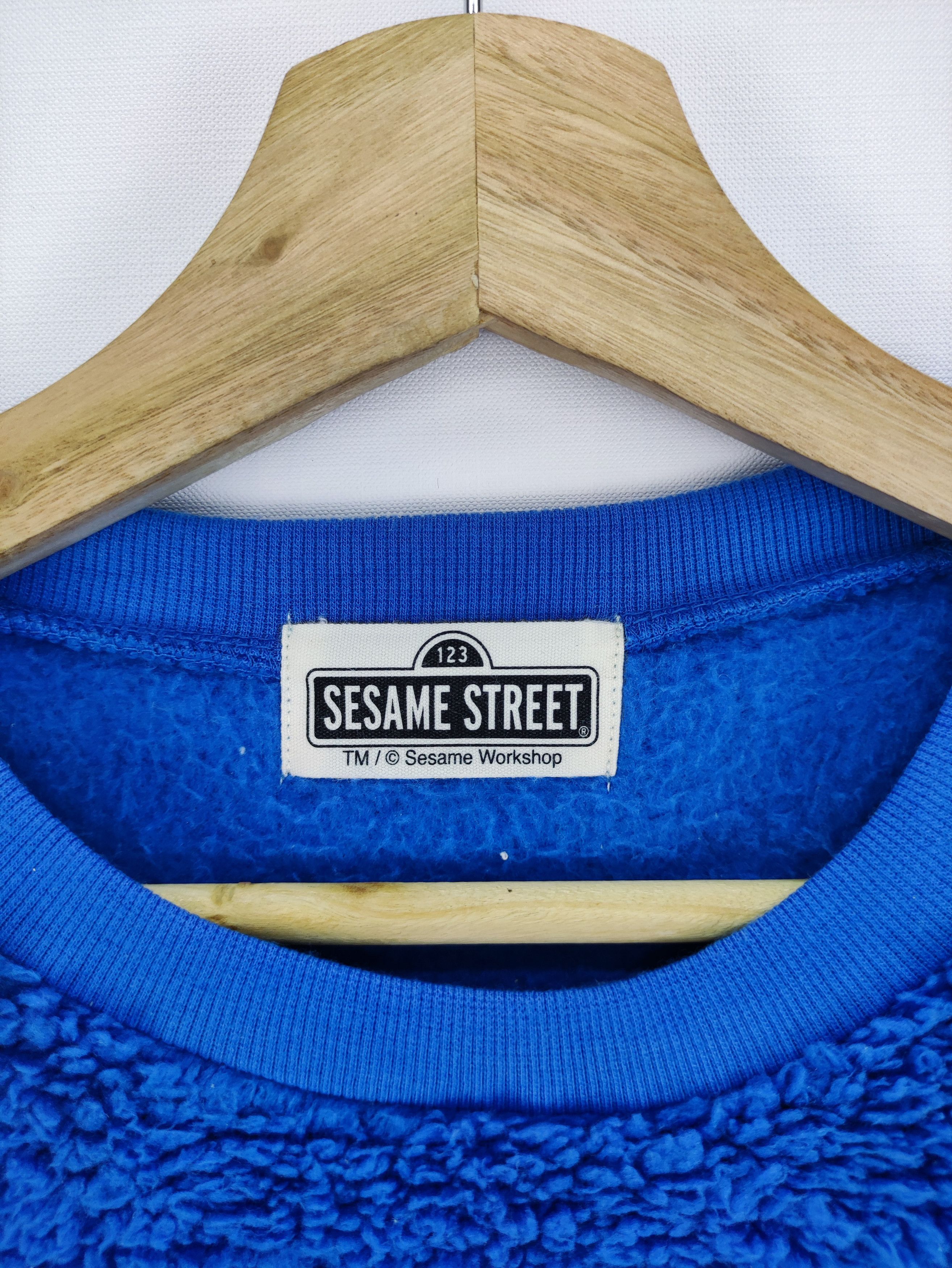 Cartoon Network Vintage Sesame Street Sweater Fleece jumper Size US M / EU 48-50 / 2 - 2 Thumbnail