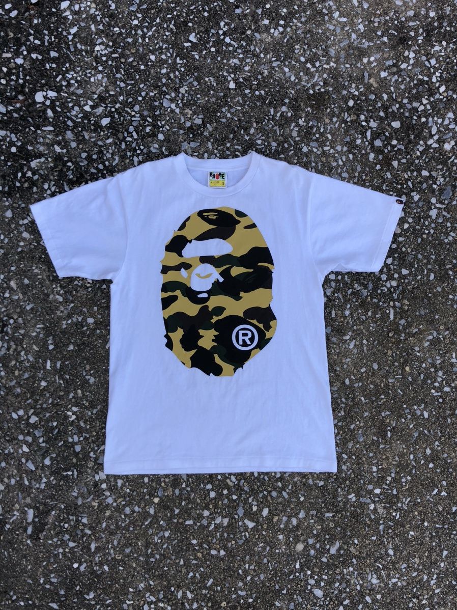 Bape 1ST CAMO BIG APE HEAD TEE Size US S / EU 44-46 / 1 - 2 Thumbnail