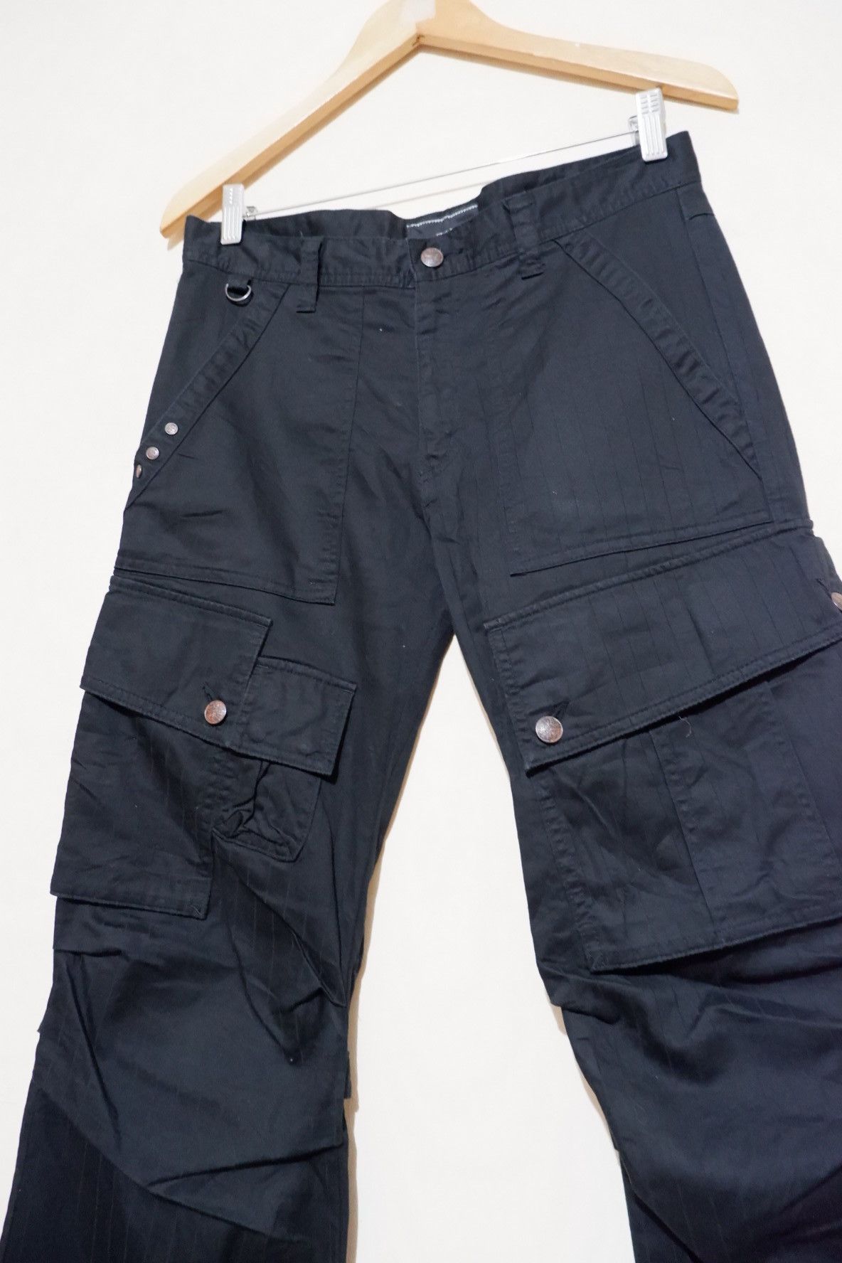 If Six Was Nine Childeric ll Military Cargo Bondage Pants Size US 30 / EU 46 - 6 Thumbnail