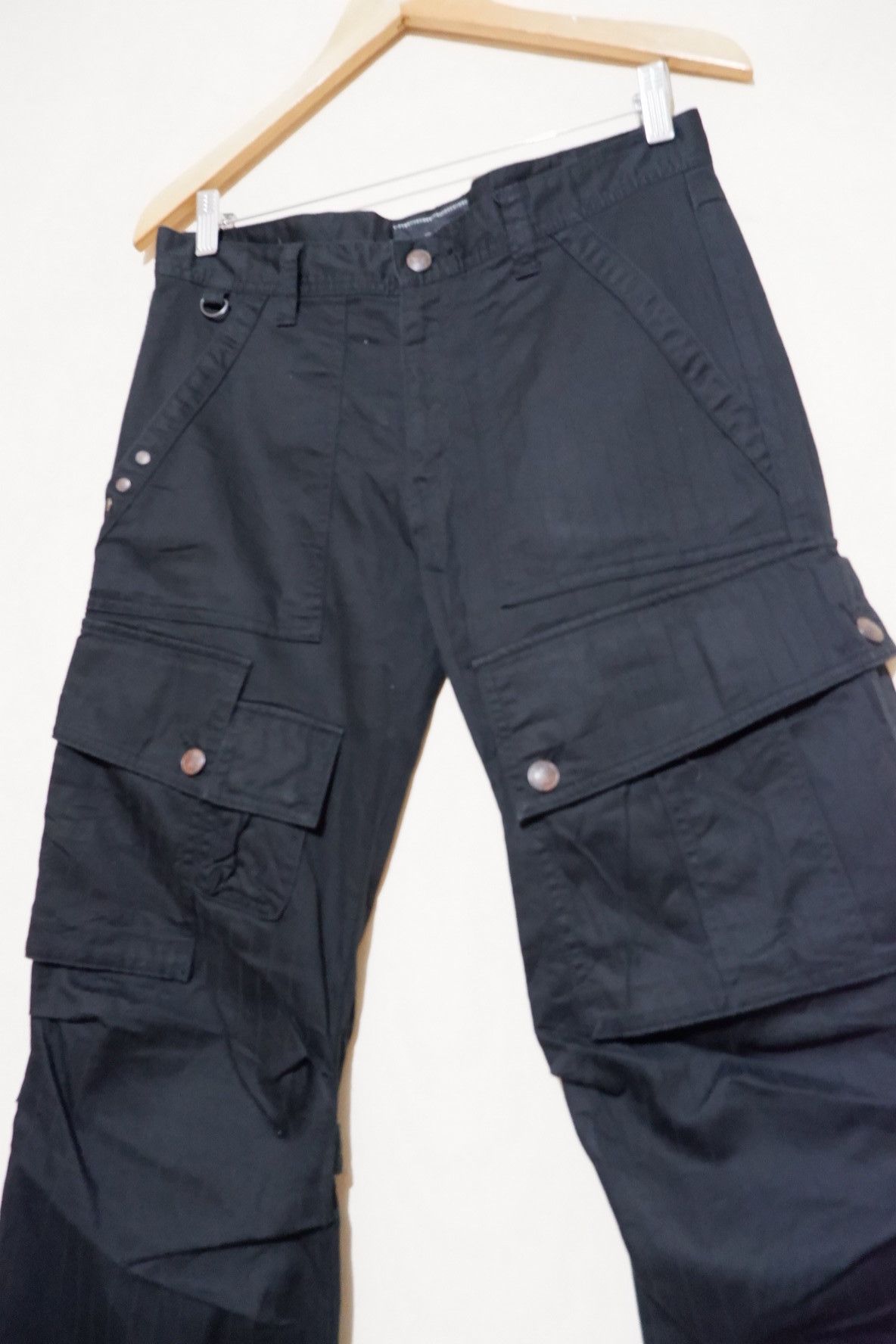 If Six Was Nine Childeric ll Military Cargo Bondage Pants Size US 30 / EU 46 - 4 Thumbnail
