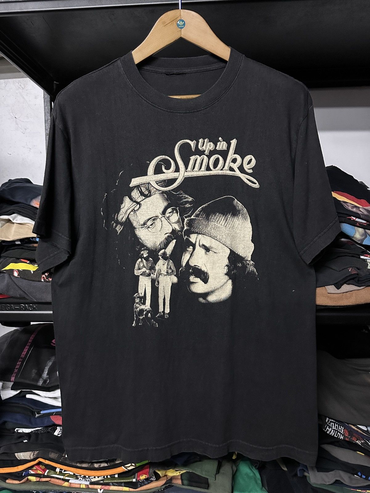 Vintage Vintage Movie Up In Smoke Faded Tee Size US L / EU 52-54 / 3 - 1 Thumbnail