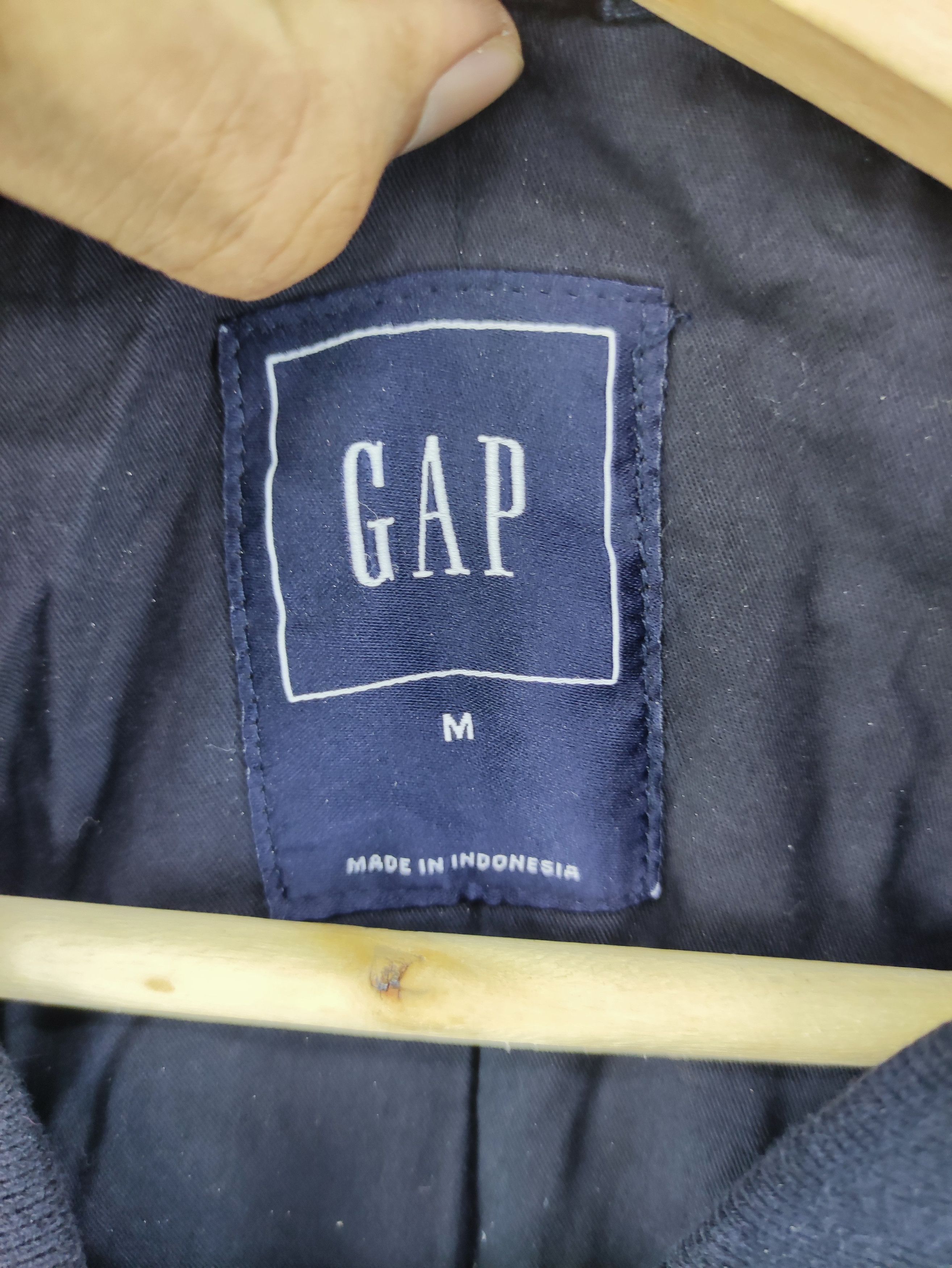 Gap Vintage Gap Bomber Jacket Style Zipper Size US L / EU 52-54 / 3 - 2 Thumbnail