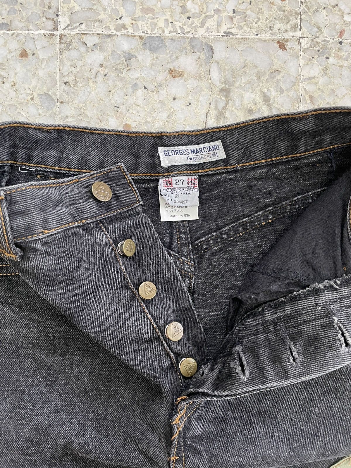 Georges Marciano Vintage GUESS GEORGES MARCIANO Size 24" / US 00 / IT 34 - 5 Thumbnail