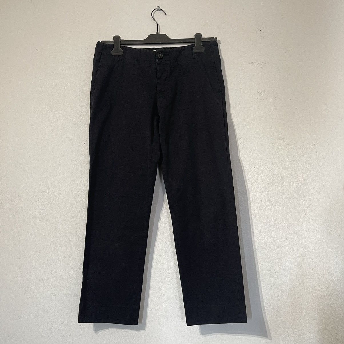 image of Rick Owens Mainline Archive Black Trousers, Men's (Size 33)