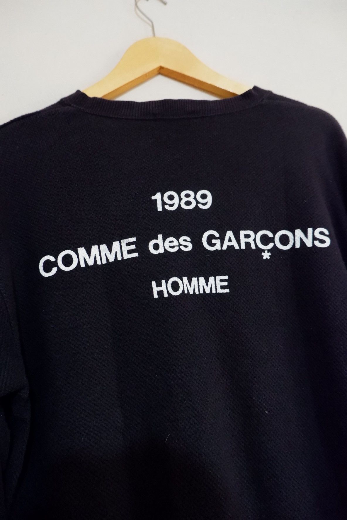 Comme des Garcons Homme Vintage 1988 - 1989 Comme Des Garcons Staff Sweaters Size US M / EU 48-50 / 2 - 4 Thumbnail