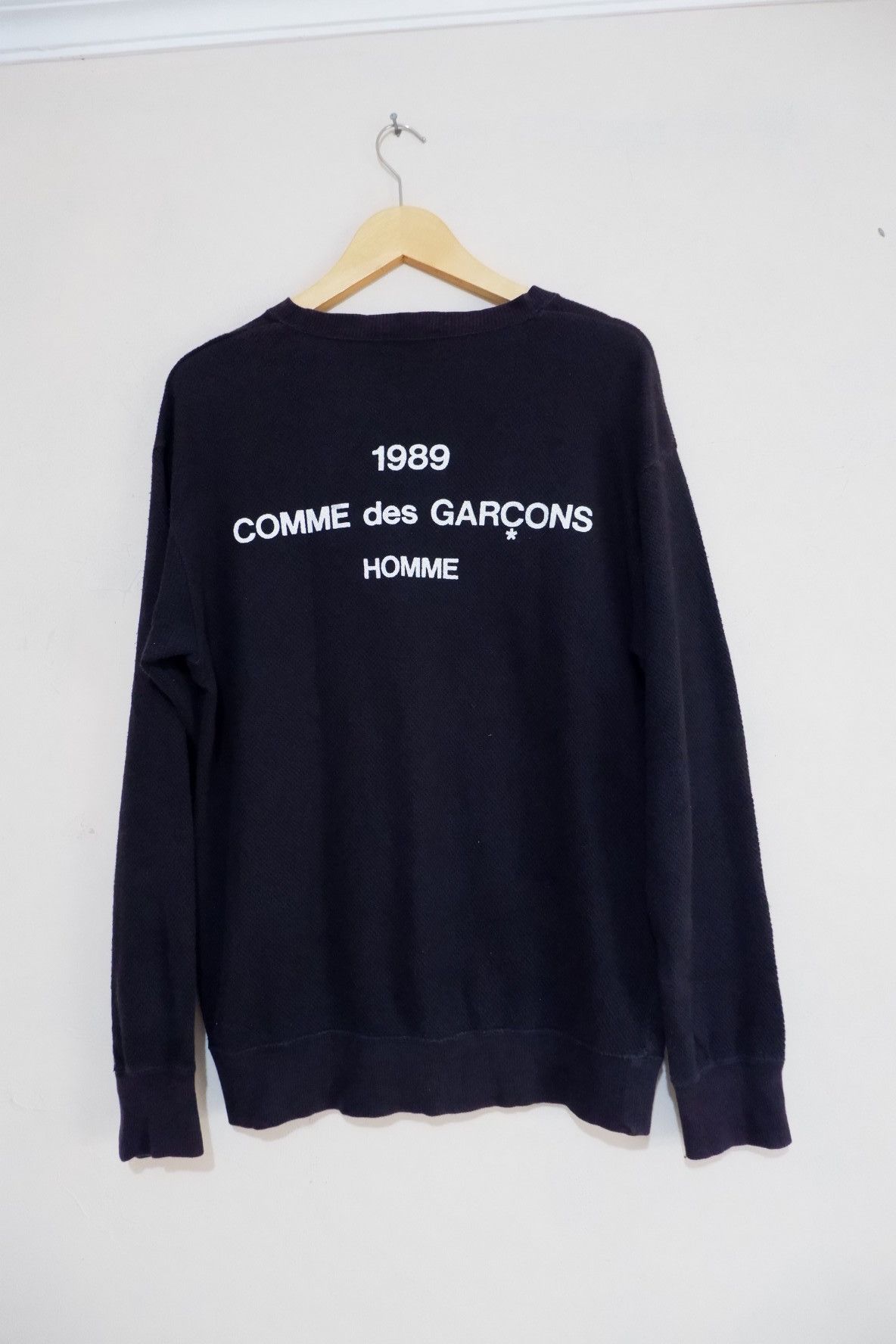 Comme des Garcons Homme Vintage 1988 - 1989 Comme Des Garcons Staff Sweaters Size US M / EU 48-50 / 2 - 1 Thumbnail