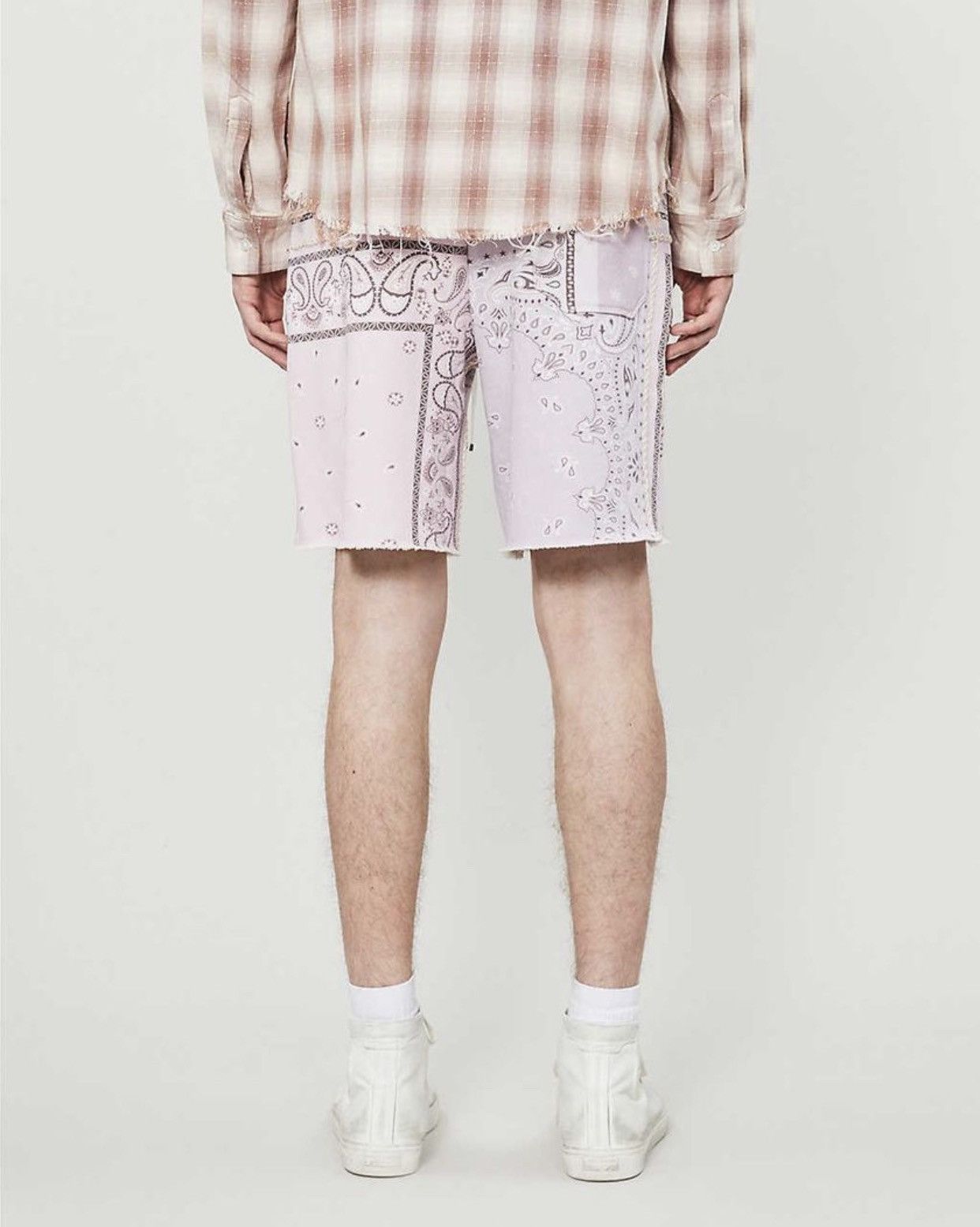 Amiri Amiri Bandana Reconstructed Cotton Shorts Size US 30 / EU 46 - 14 Thumbnail