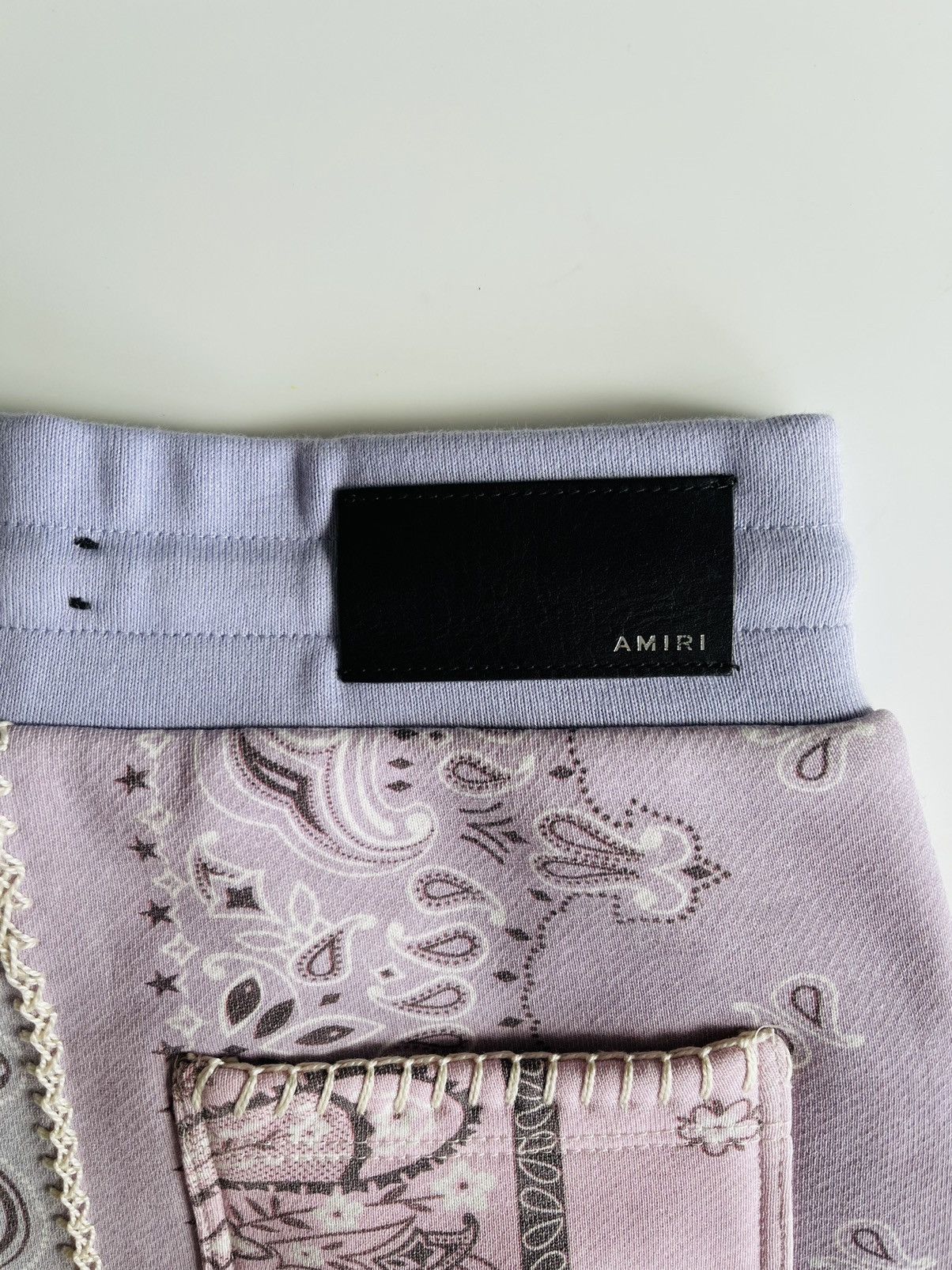 Amiri Amiri Bandana Reconstructed Cotton Shorts Size US 30 / EU 46 - 7 Thumbnail