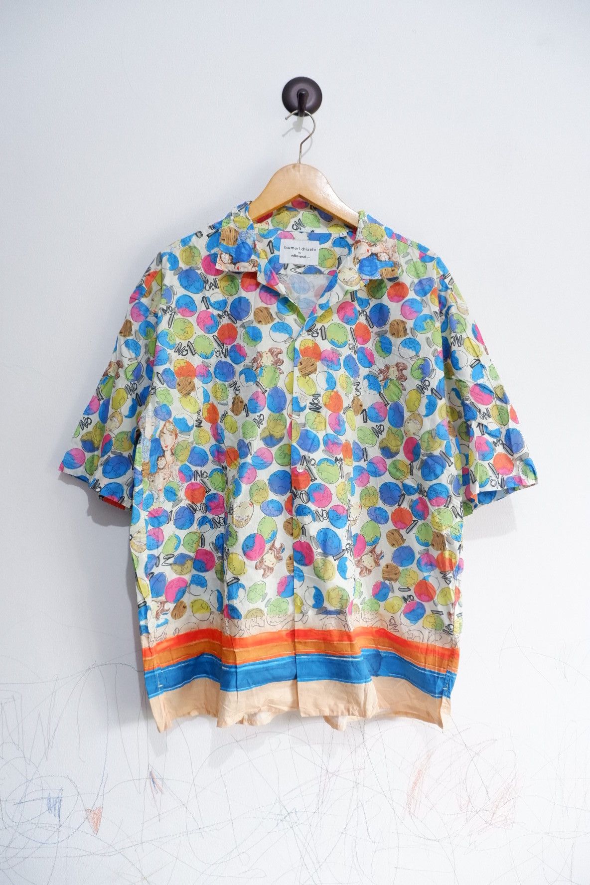 Issey Miyake Vintage Tsumori Chisato x Niko And Printed Shirt Boxy Fit Size US L / EU 52-54 / 3 - 1 Thumbnail