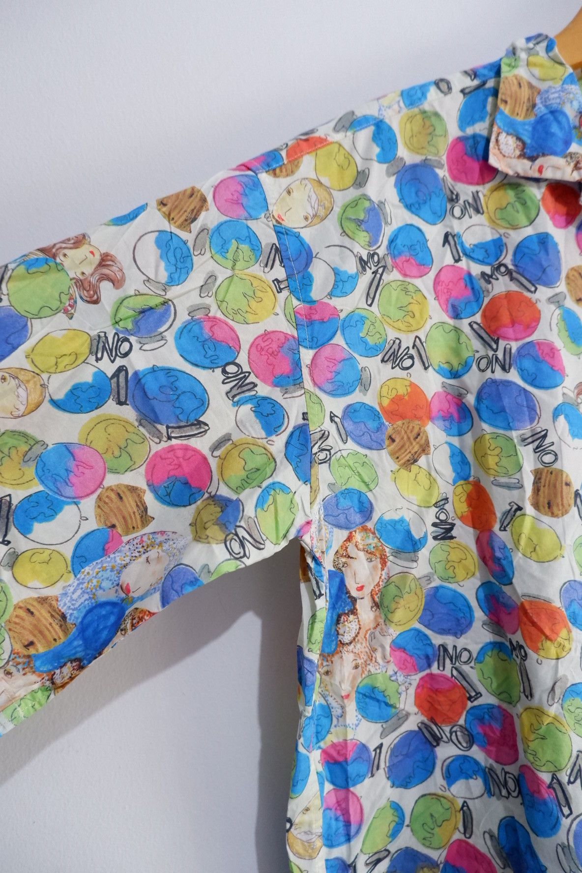 Issey Miyake Vintage Tsumori Chisato x Niko And Printed Shirt Boxy Fit Size US L / EU 52-54 / 3 - 5 Thumbnail