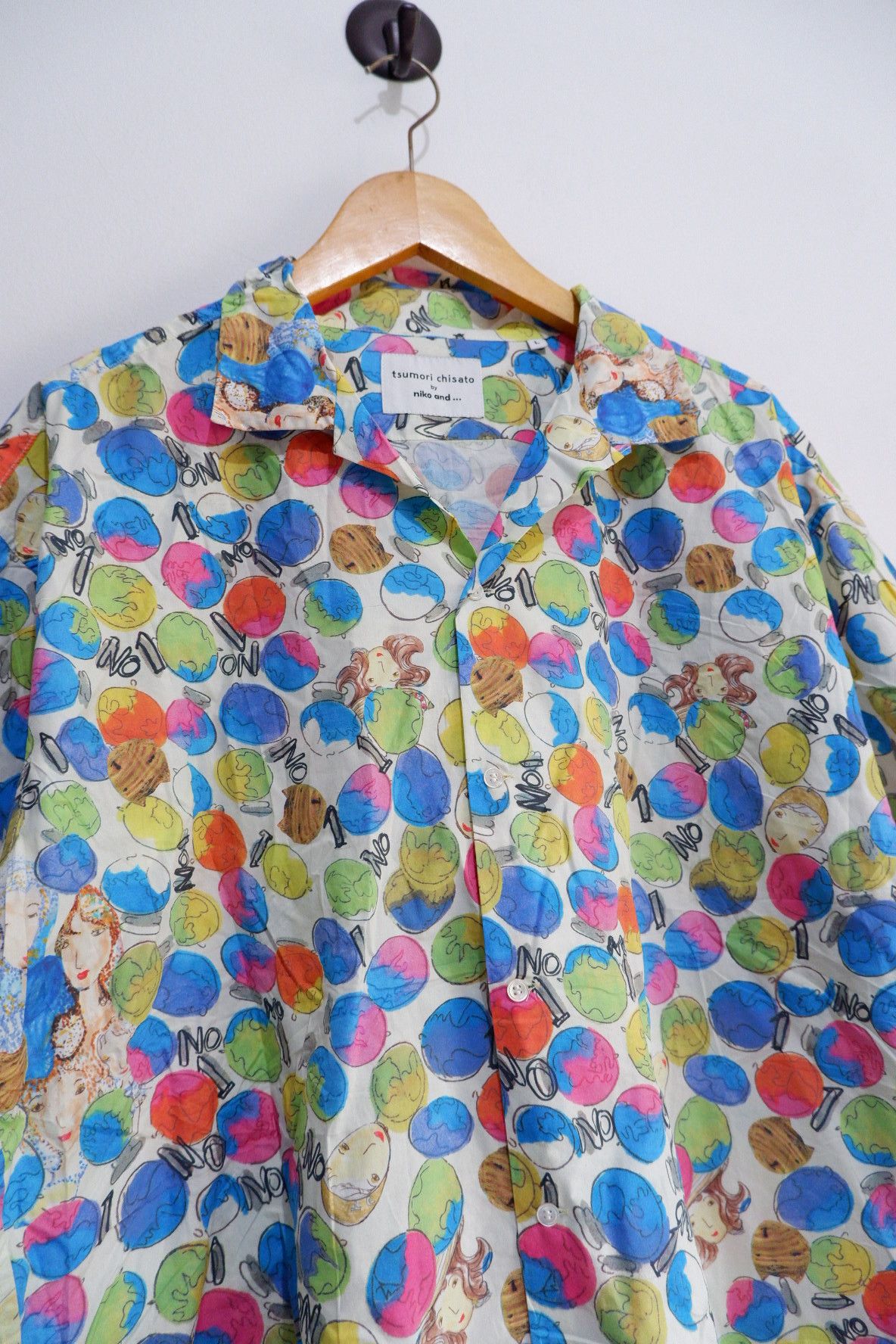 Issey Miyake Vintage Tsumori Chisato x Niko And Printed Shirt Boxy Fit Size US L / EU 52-54 / 3 - 2 Thumbnail