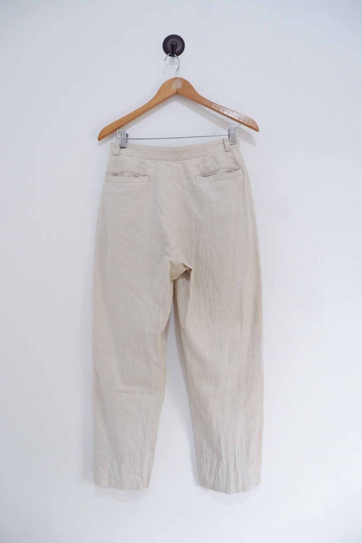 Issey Miyake Vintage 90s Issey Miyake Men Linen Pants Size US 28 / EU 44 - 2 Thumbnail