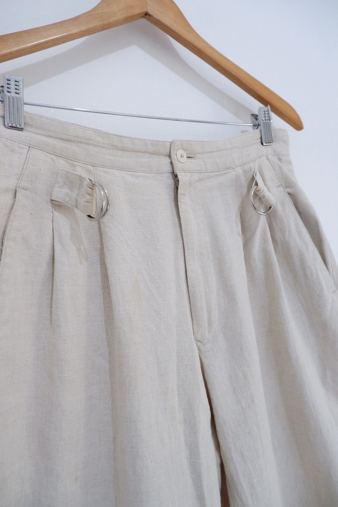 Issey Miyake Vintage 90s Issey Miyake Men Linen Pants Size US 28 / EU 44 - 3 Thumbnail